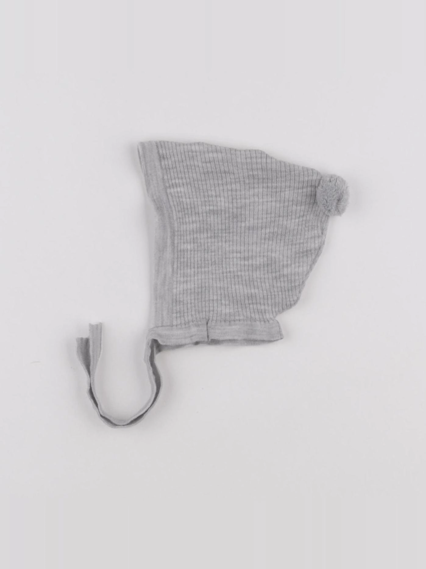 H&M - bonnet gris - 9/12 mois