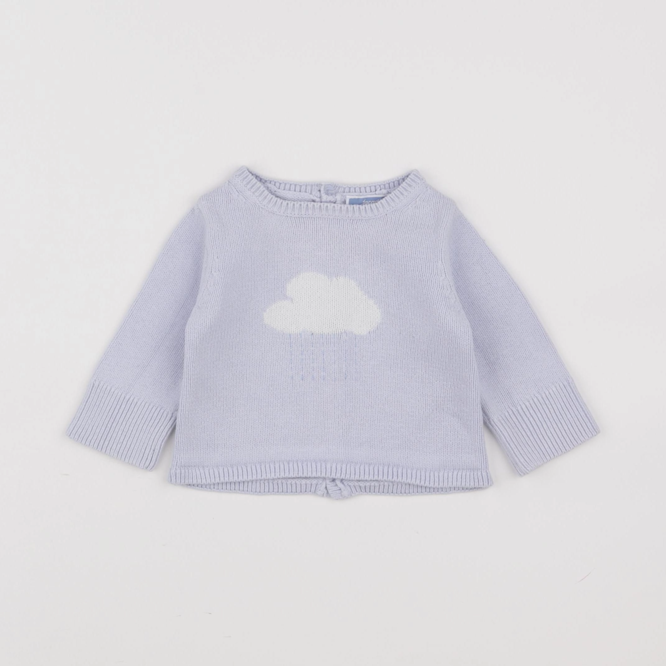 Jacadi - pull bleu - 6 mois