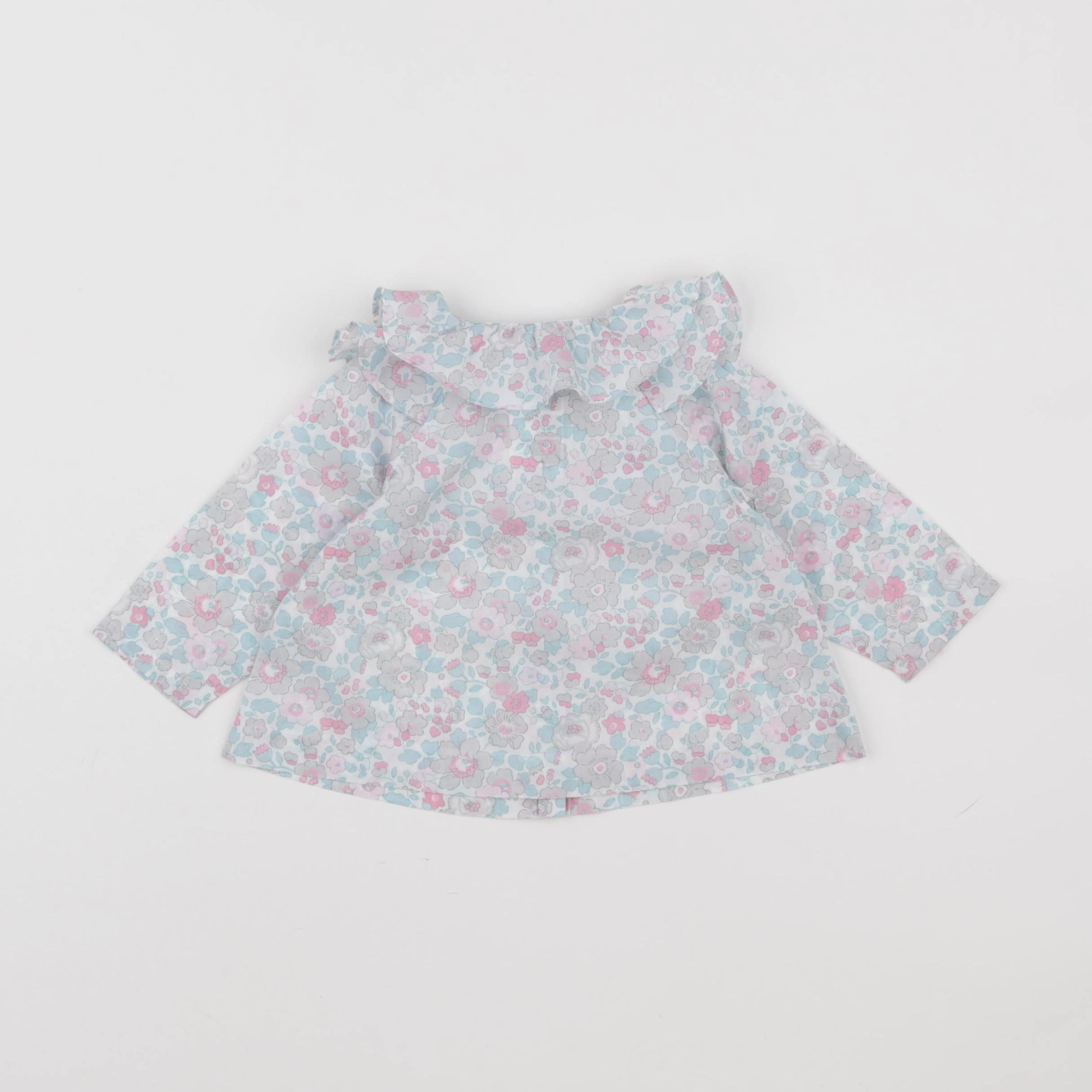 Jacadi - blouse liberty multicolore - 6 mois