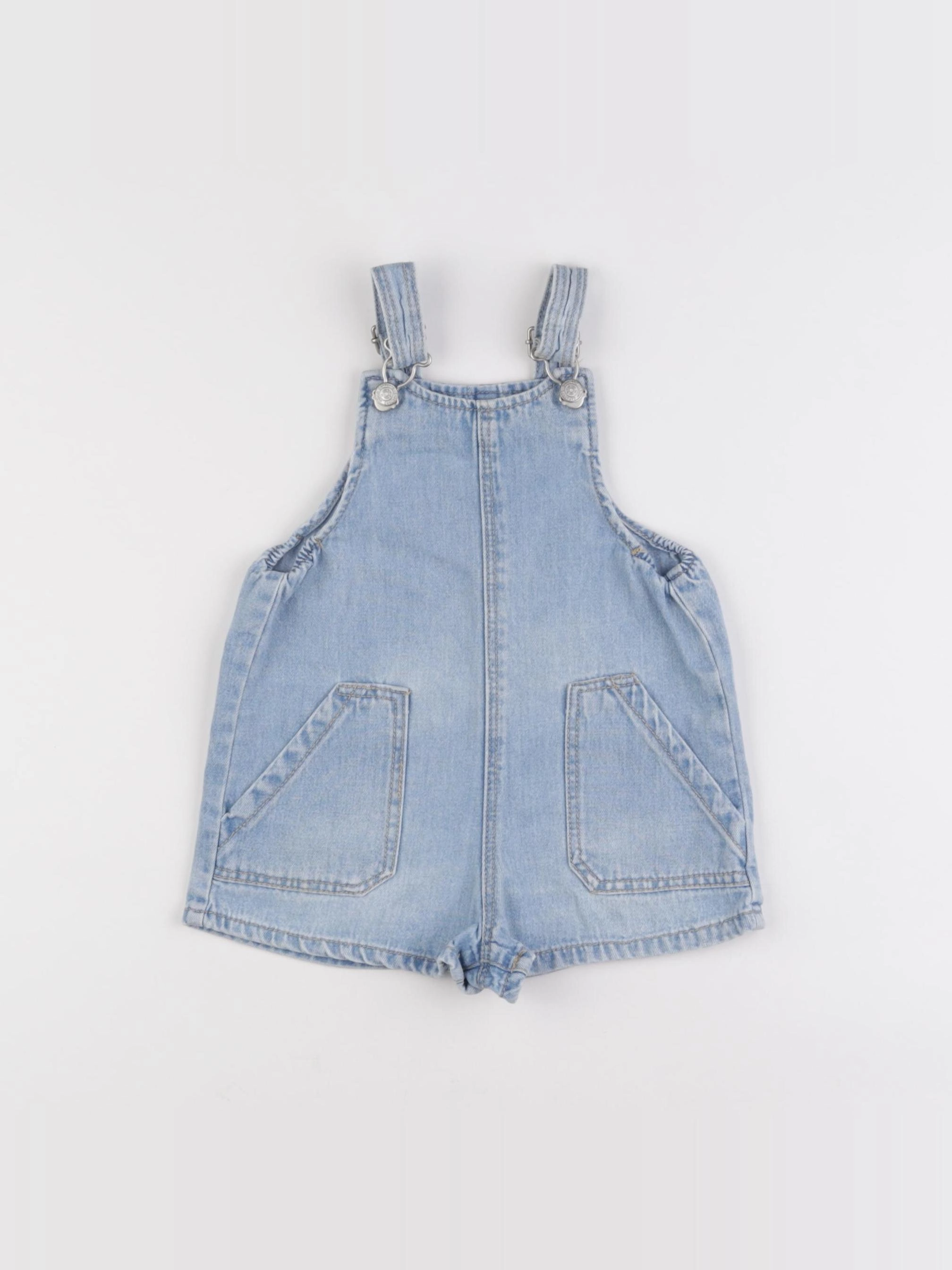 Zara - salopette bleu - 9/12 mois