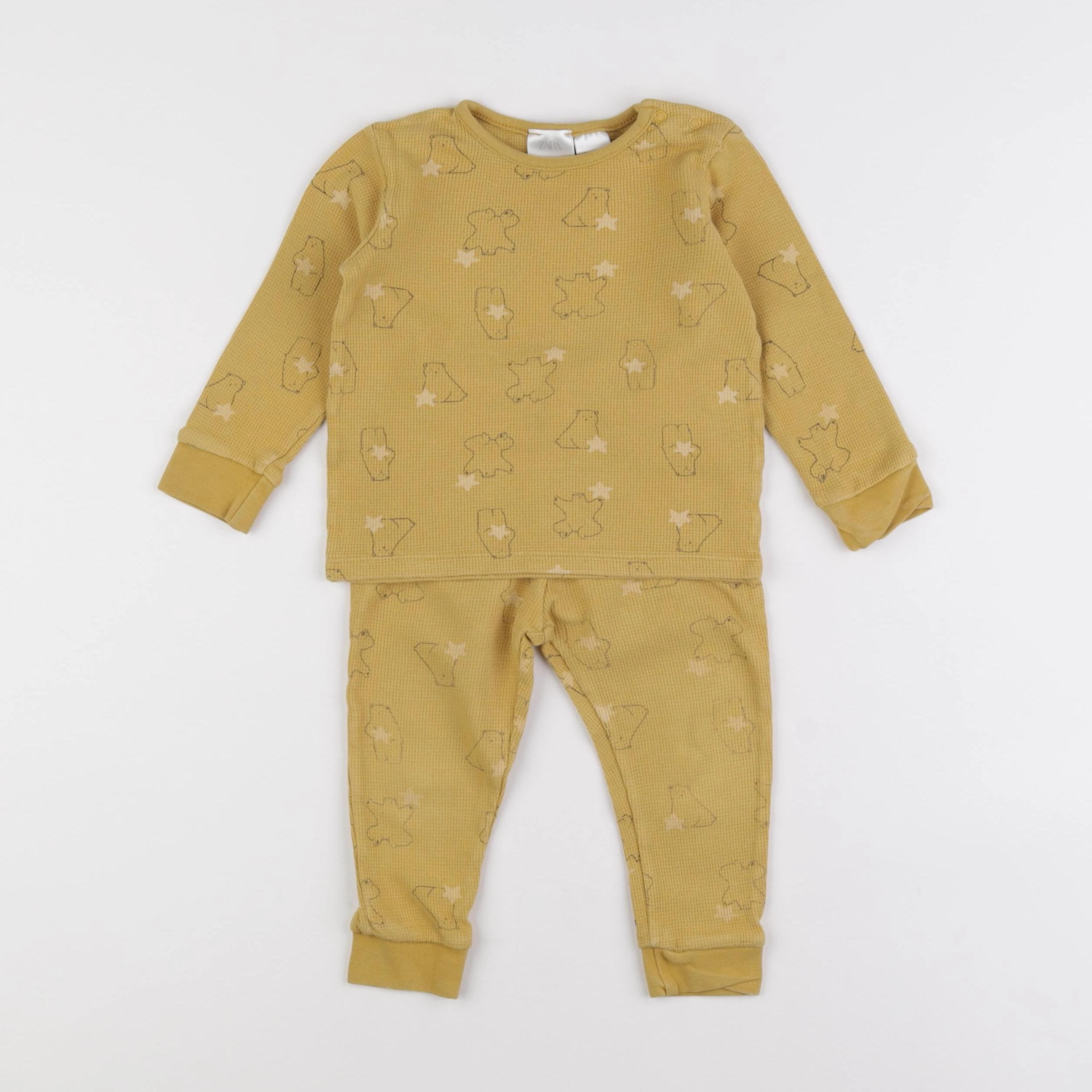 Zara - pyjama coton jaune - 18 mois à 2 ans
