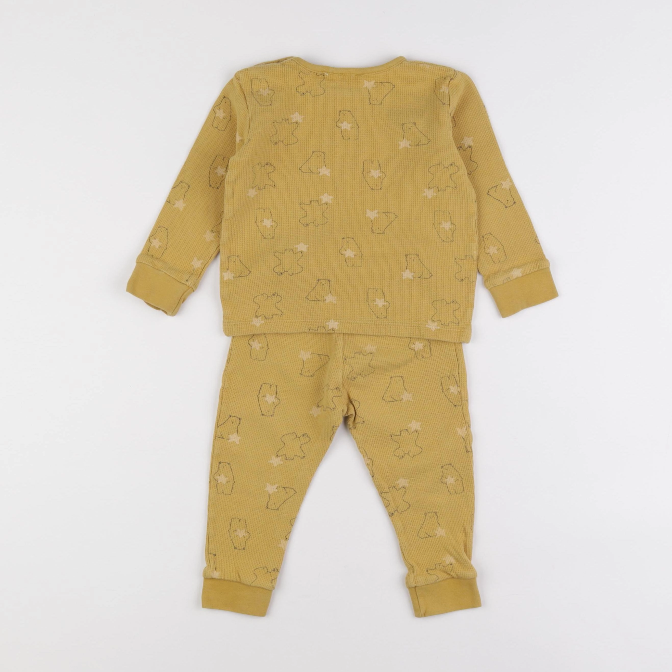 Zara - pyjama coton jaune - 18 mois à 2 ans
