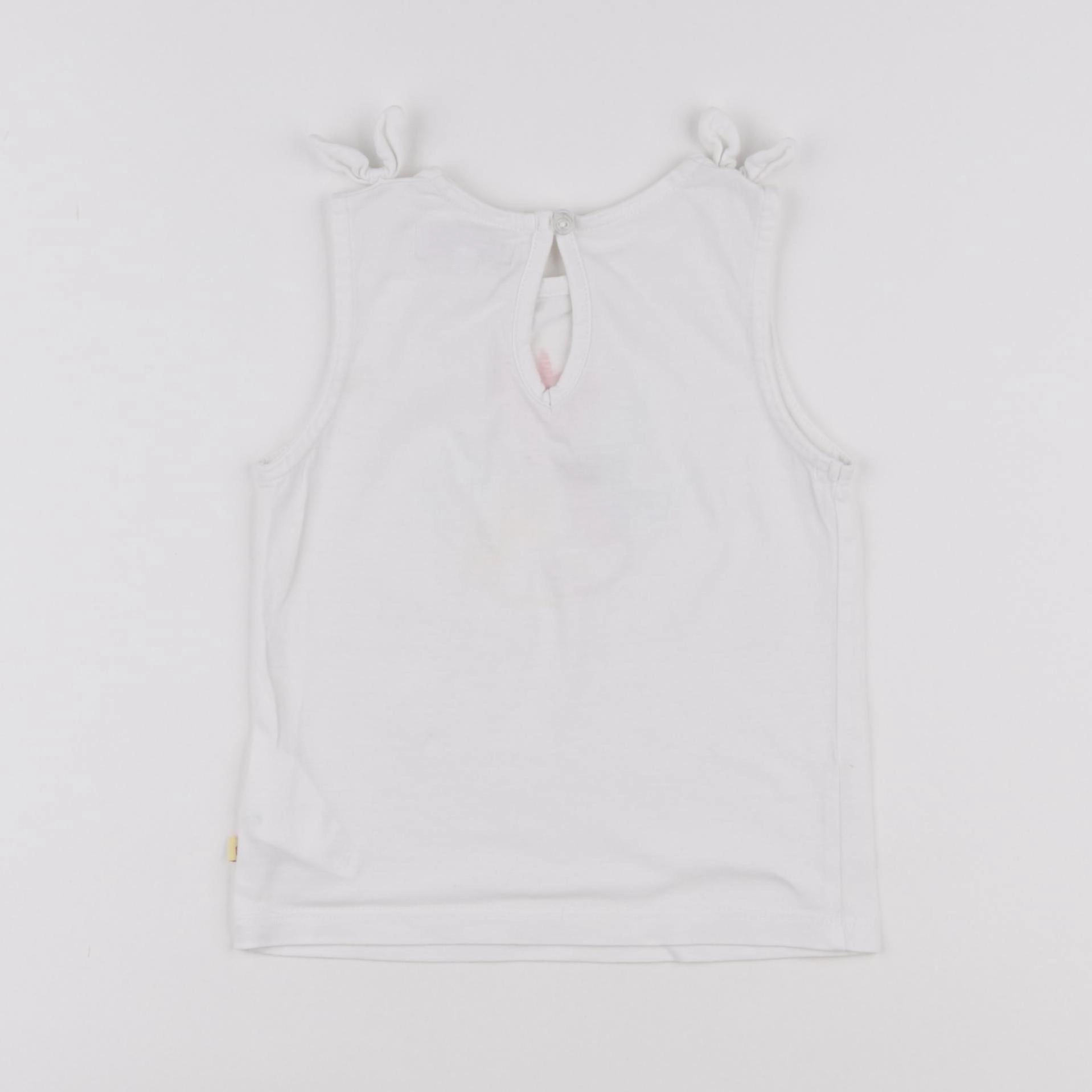 Cadet Rousselle - tee-shirt blanc - 2 ans