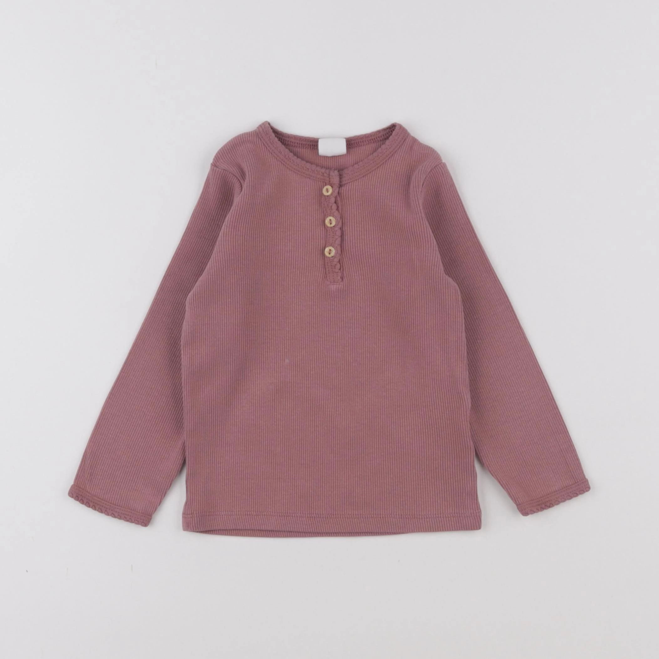 H&M - tee-shirt rose - 12/18 mois
