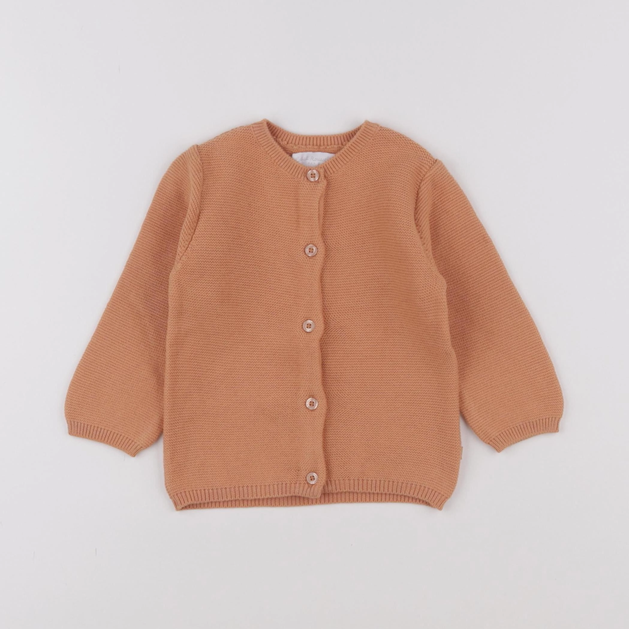 Cadet Rousselle - gilet orange - 12 mois