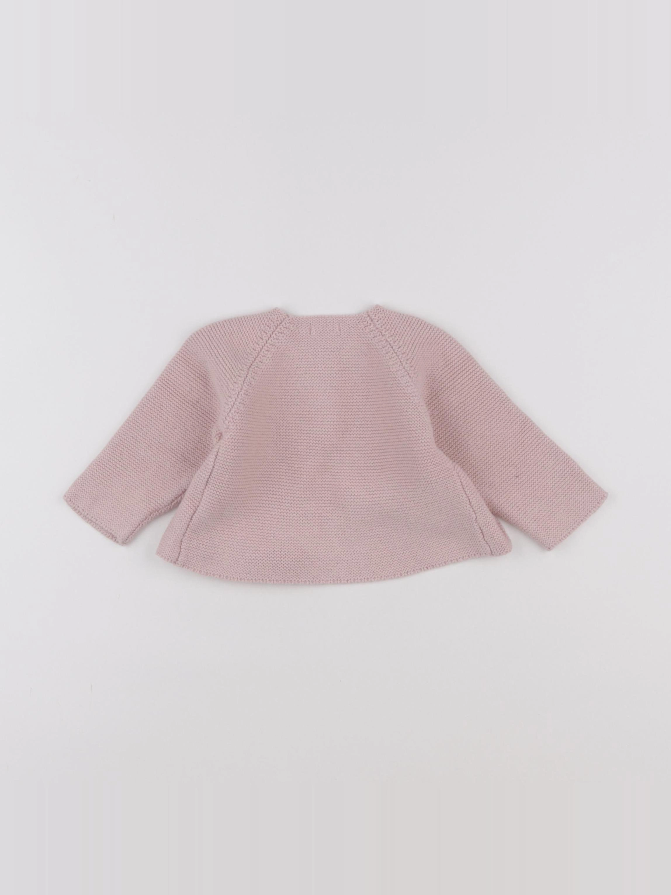 Boutchou - gilet rose - 6 mois