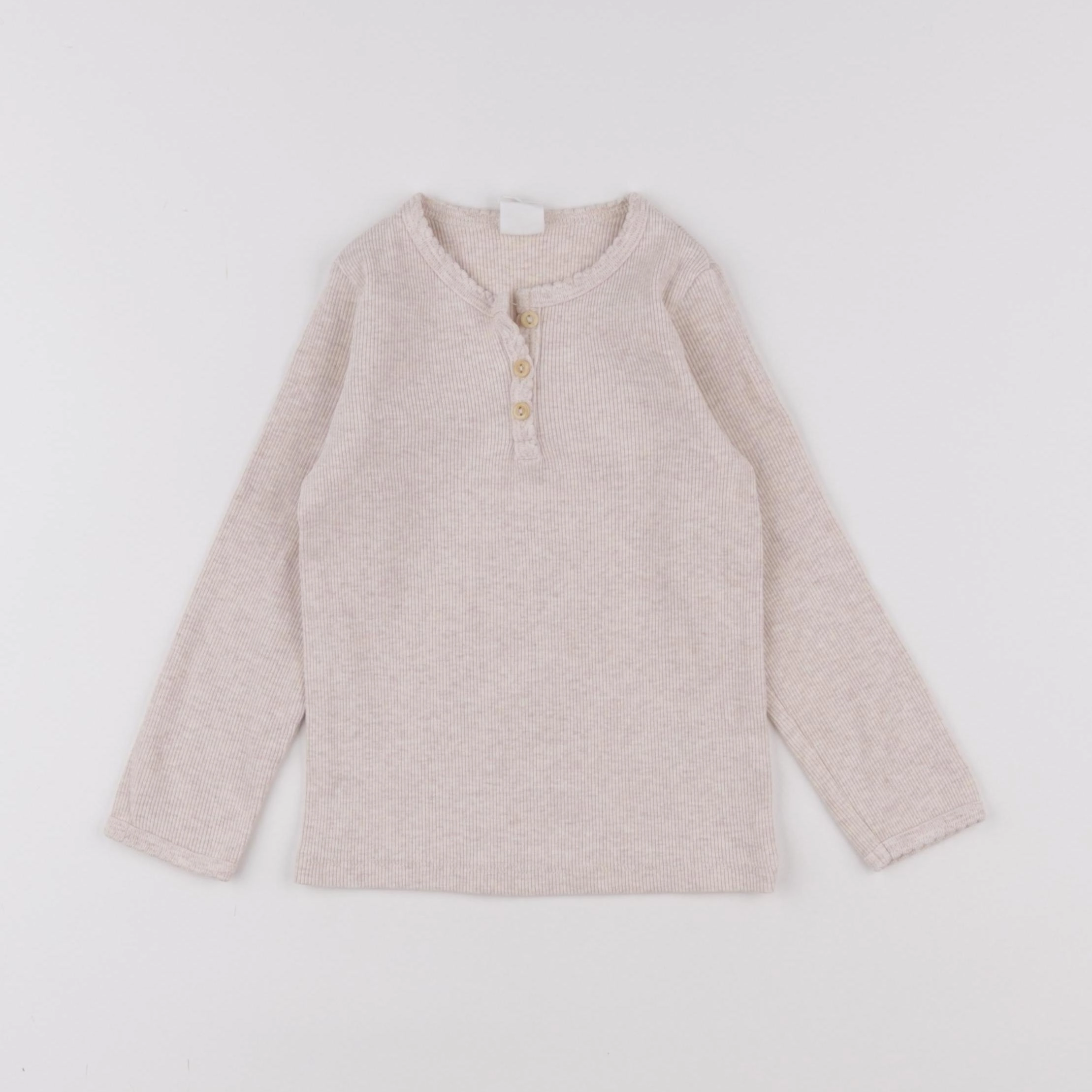 H&M - tee-shirt beige - 18 mois à 2 ans
