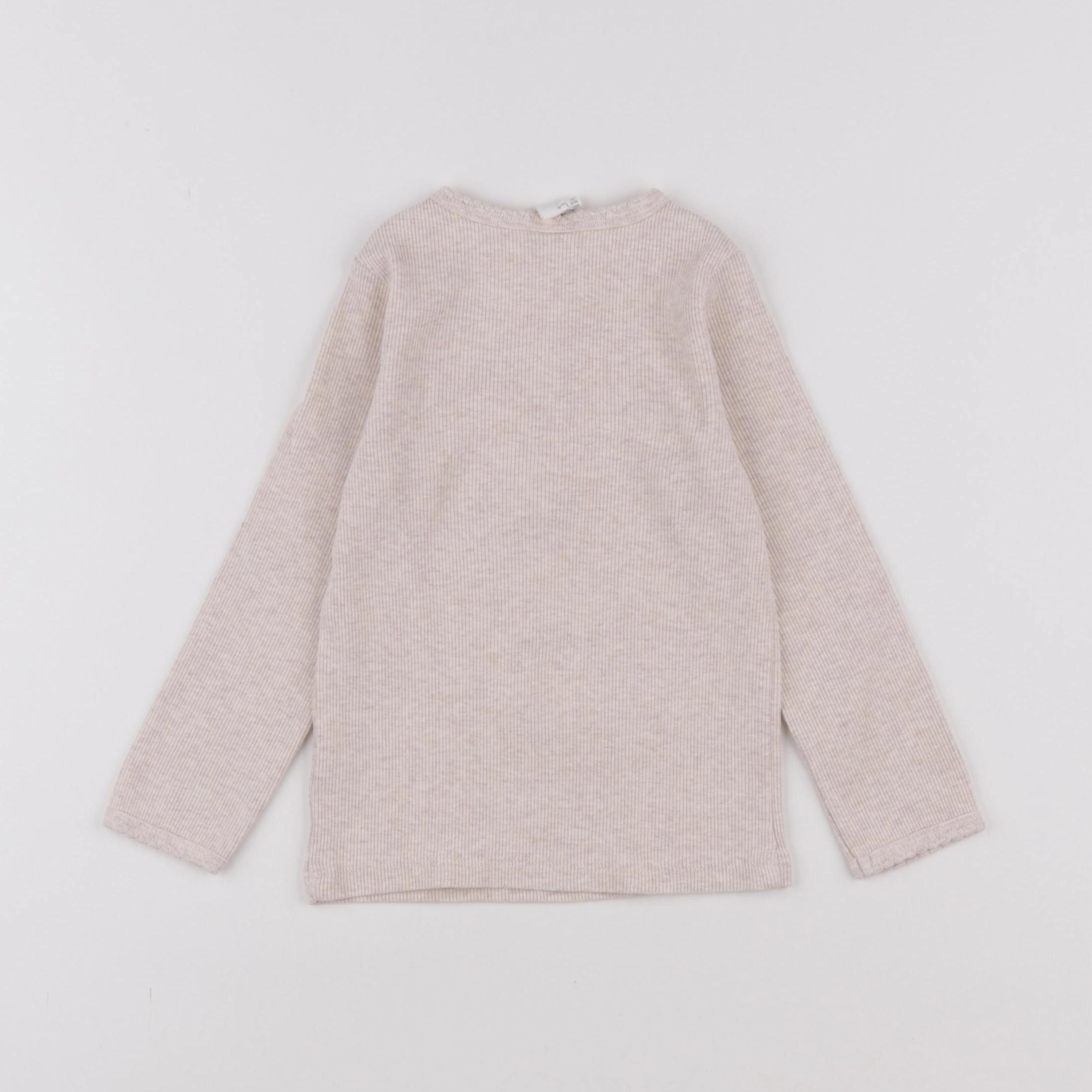 H&M - tee-shirt beige - 18 mois à 2 ans