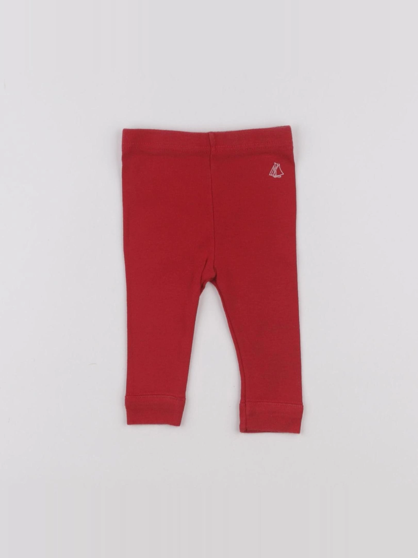 Petit Bateau - legging rouge - 3 mois