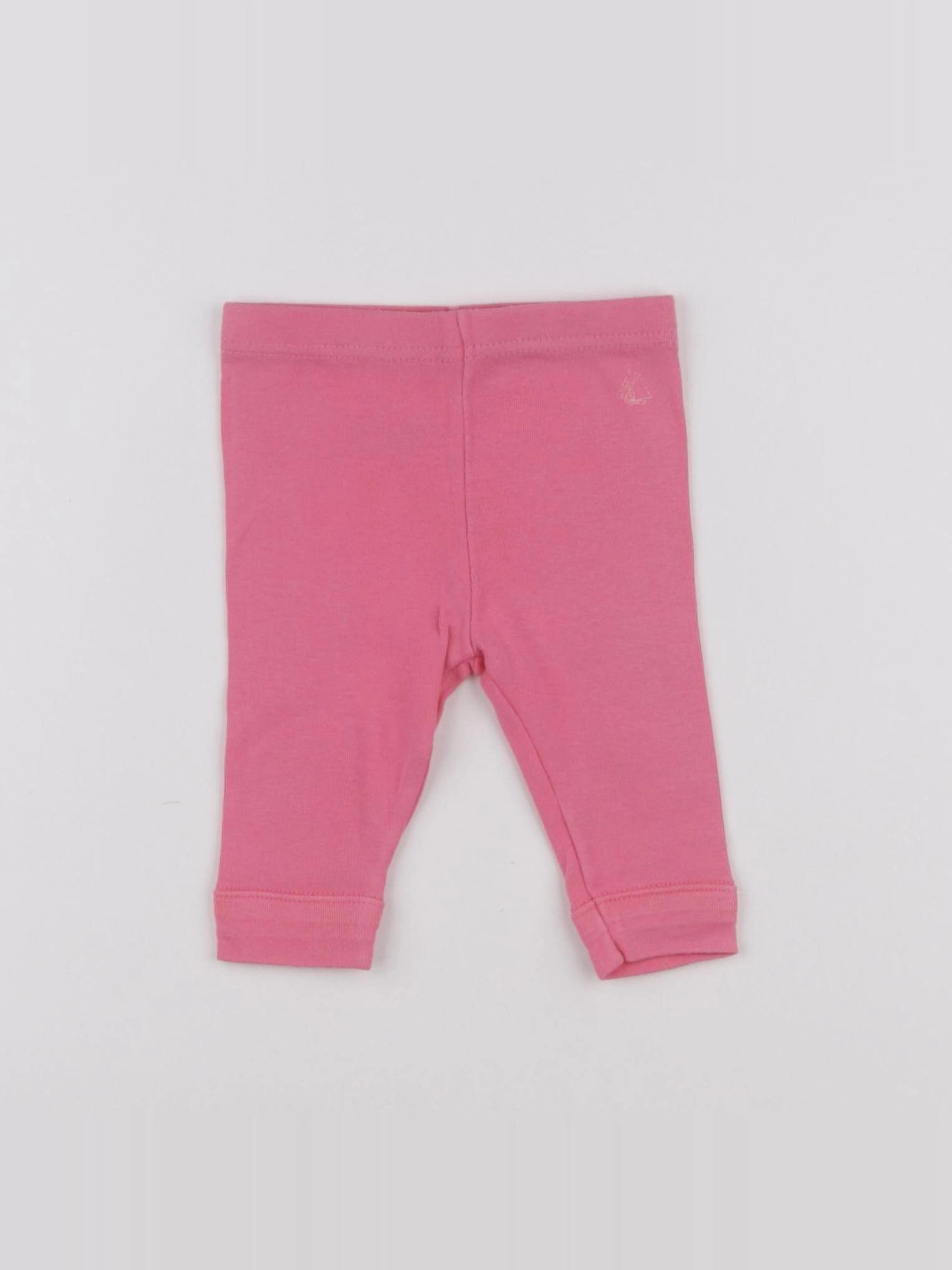 Petit Bateau - legging rose - 3 mois