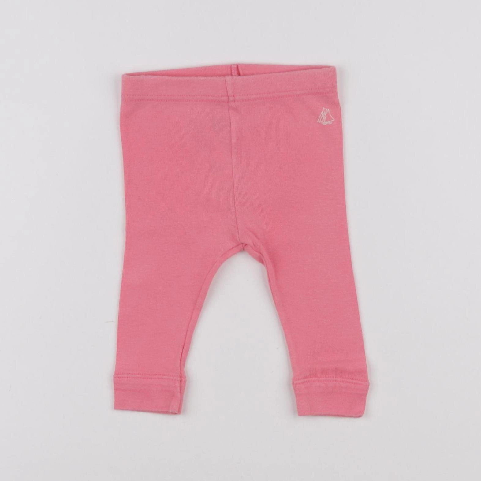 Petit Bateau - legging rose - 3 mois