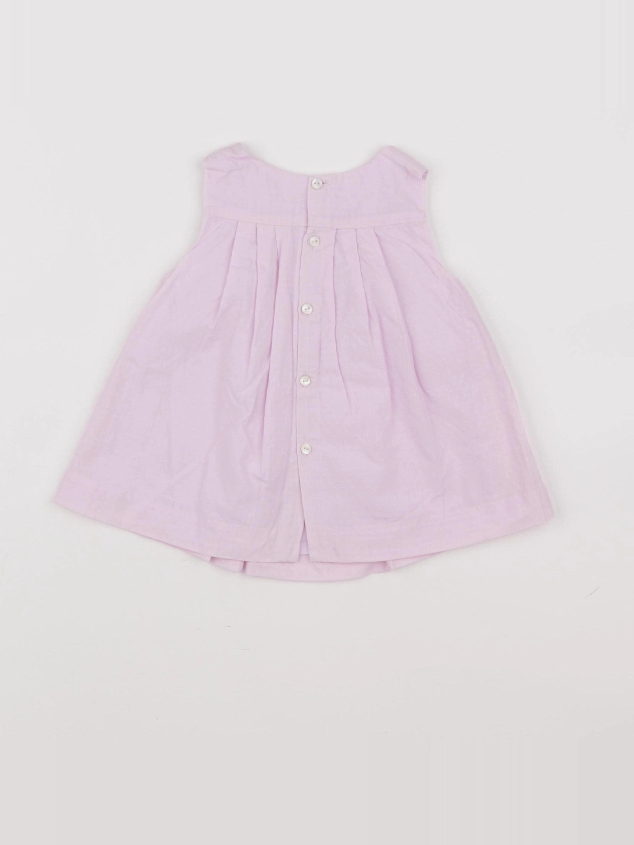 Jacadi - robe rose - 6 mois