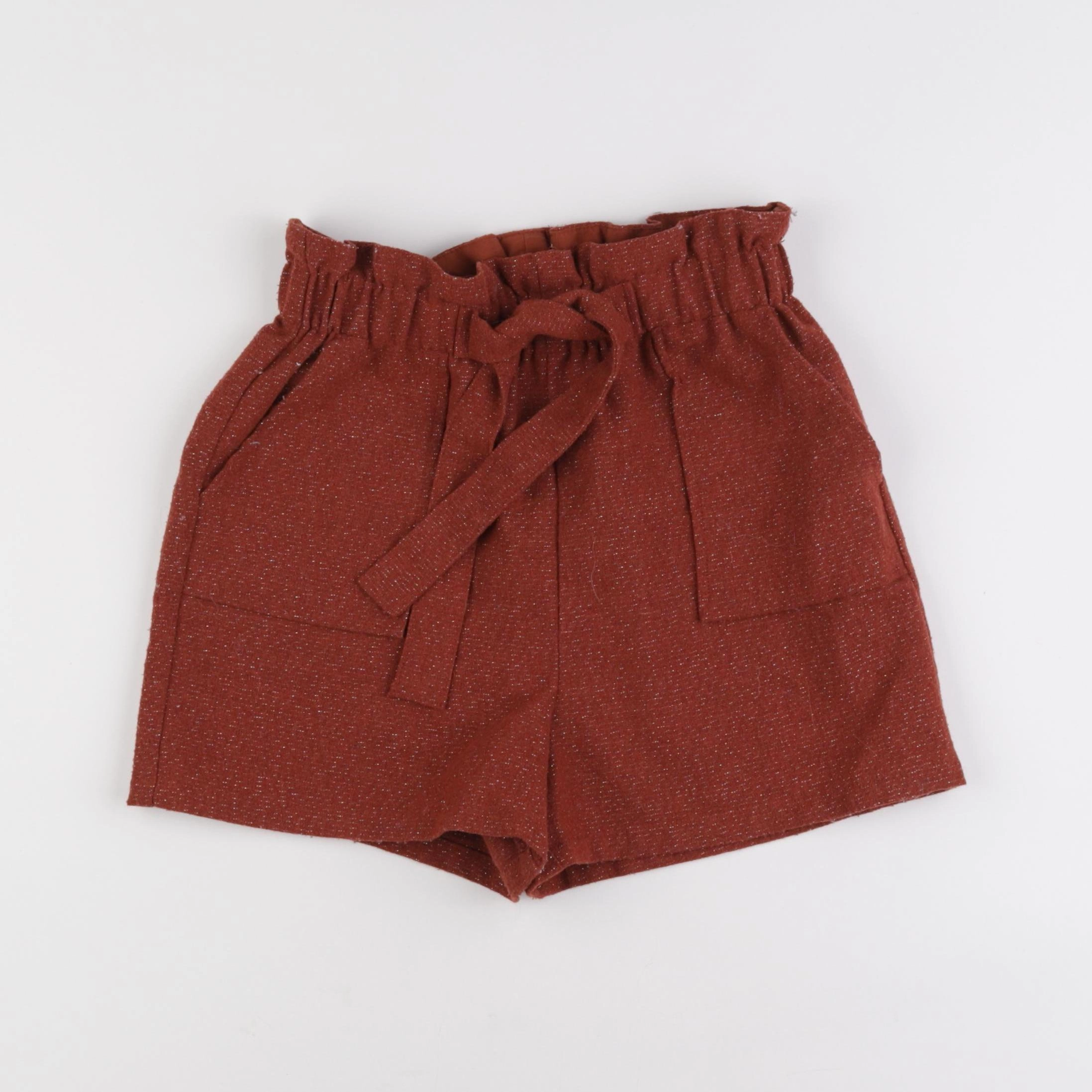 Tape à l'oeil - short rouge, or - 10 ans