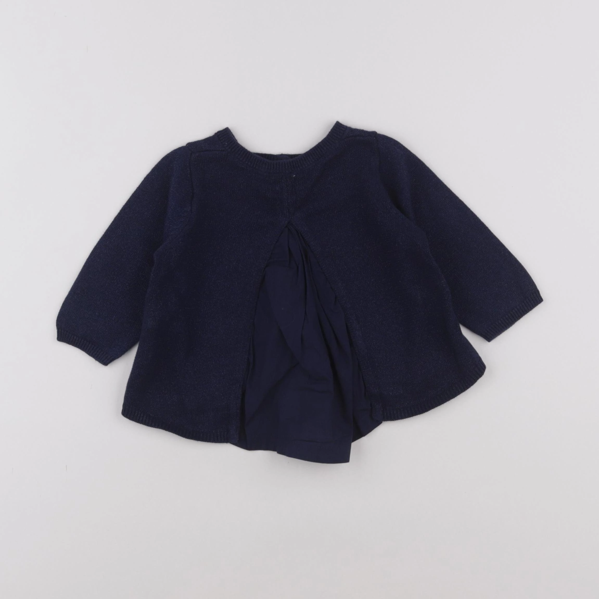 Tape à l'oeil - gilet bleu - 9 mois