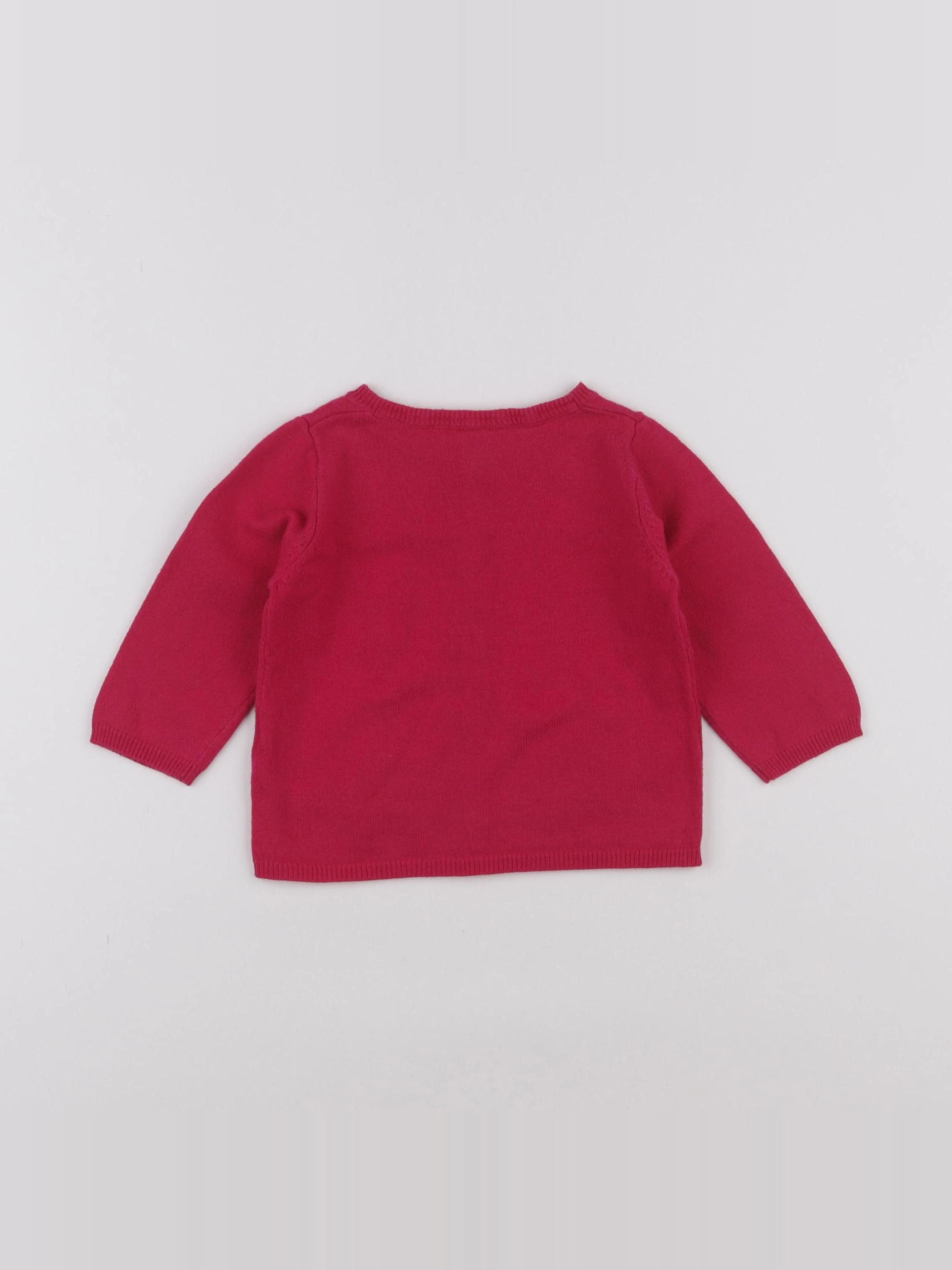 Tape à l'oeil - gilet rose - 9 mois