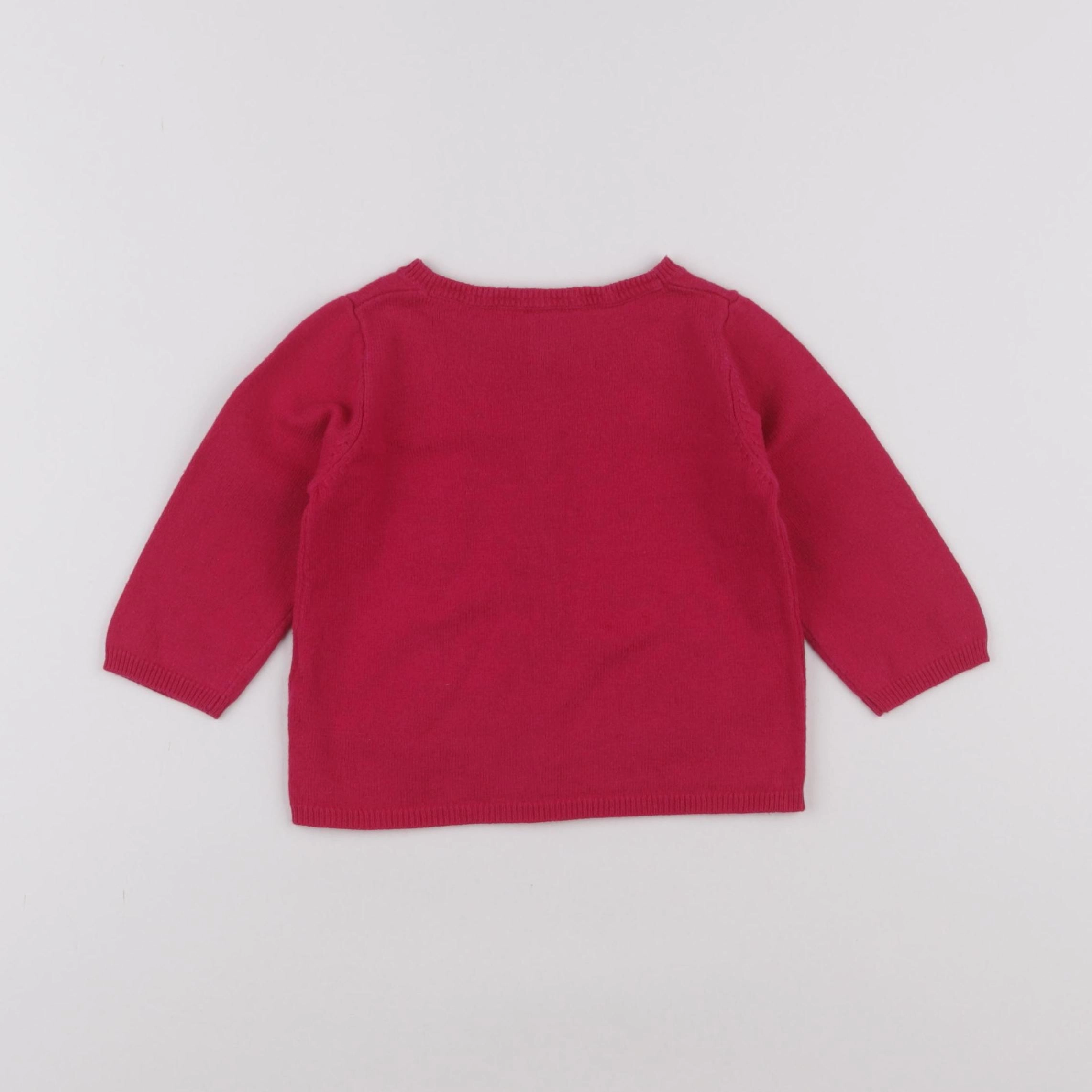 Tape à l'oeil - gilet rose - 9 mois