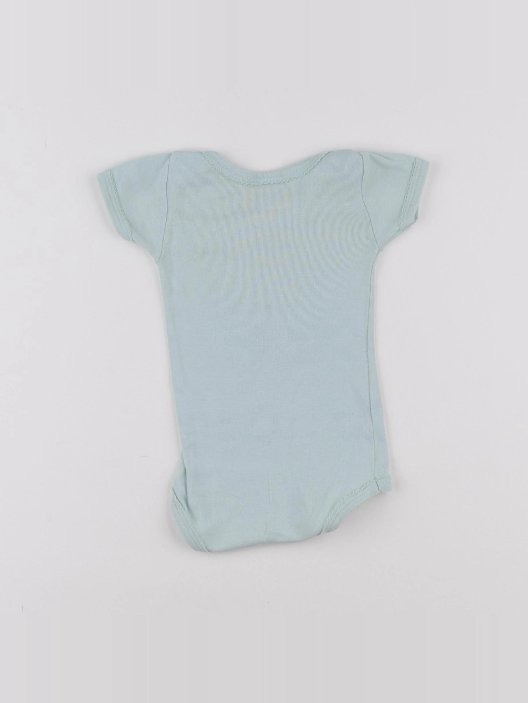 Petit Bateau - body vert - 3 mois