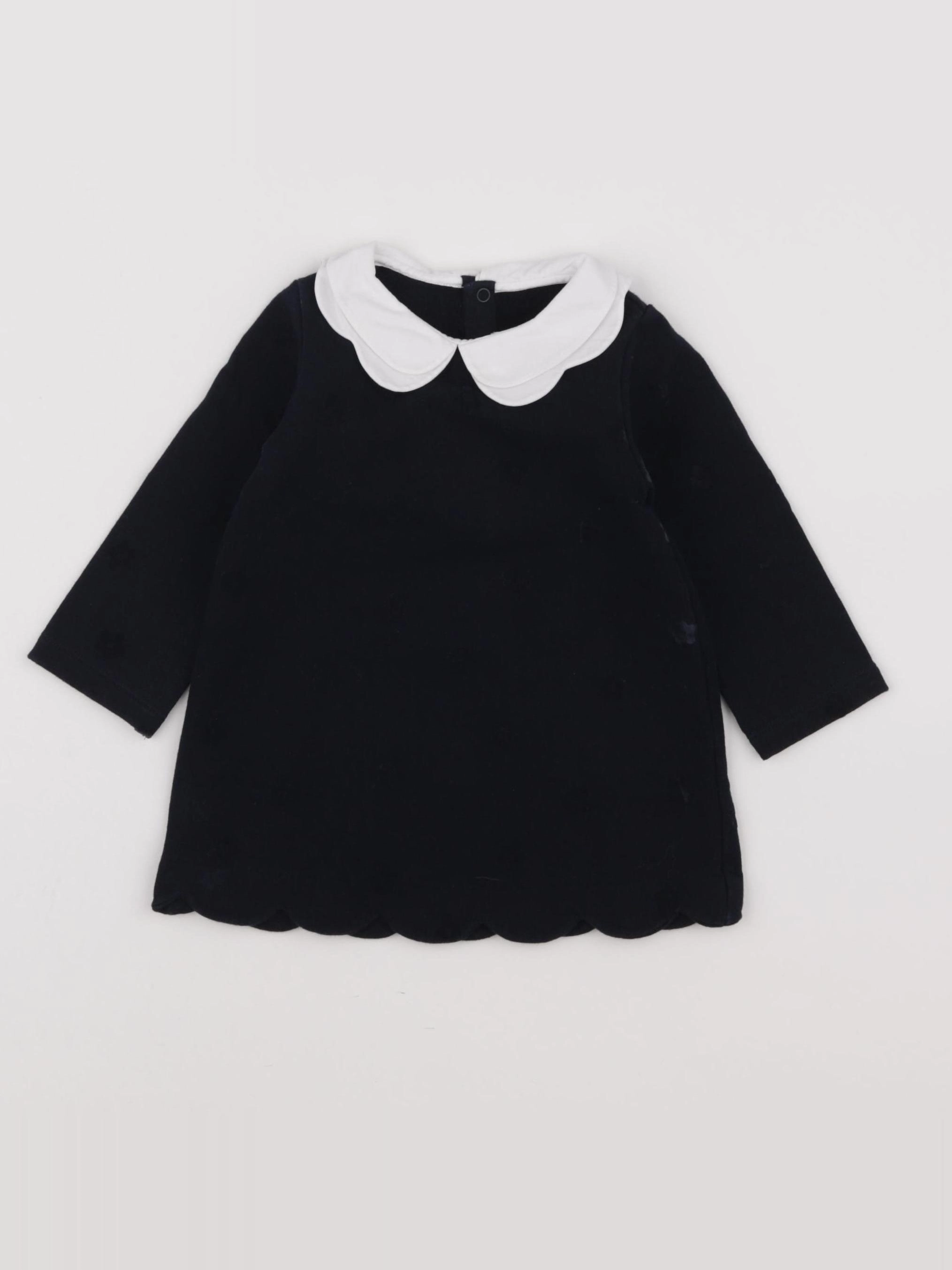 Jacadi - robe bleu - 12 mois