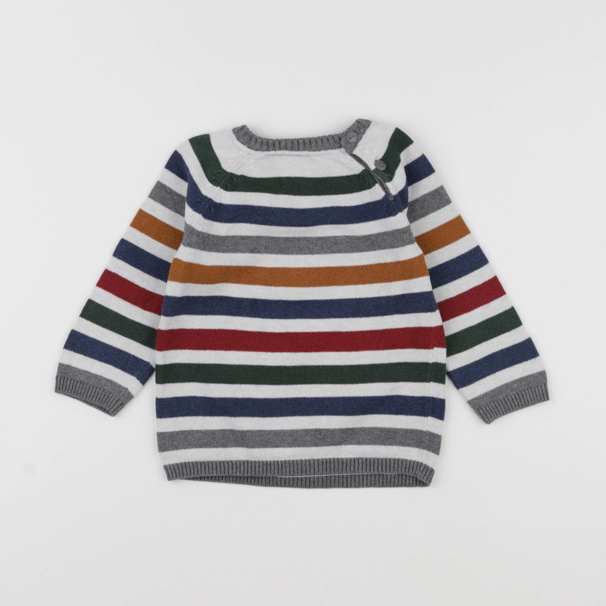 H&M - pull multicolore - 9/12 mois