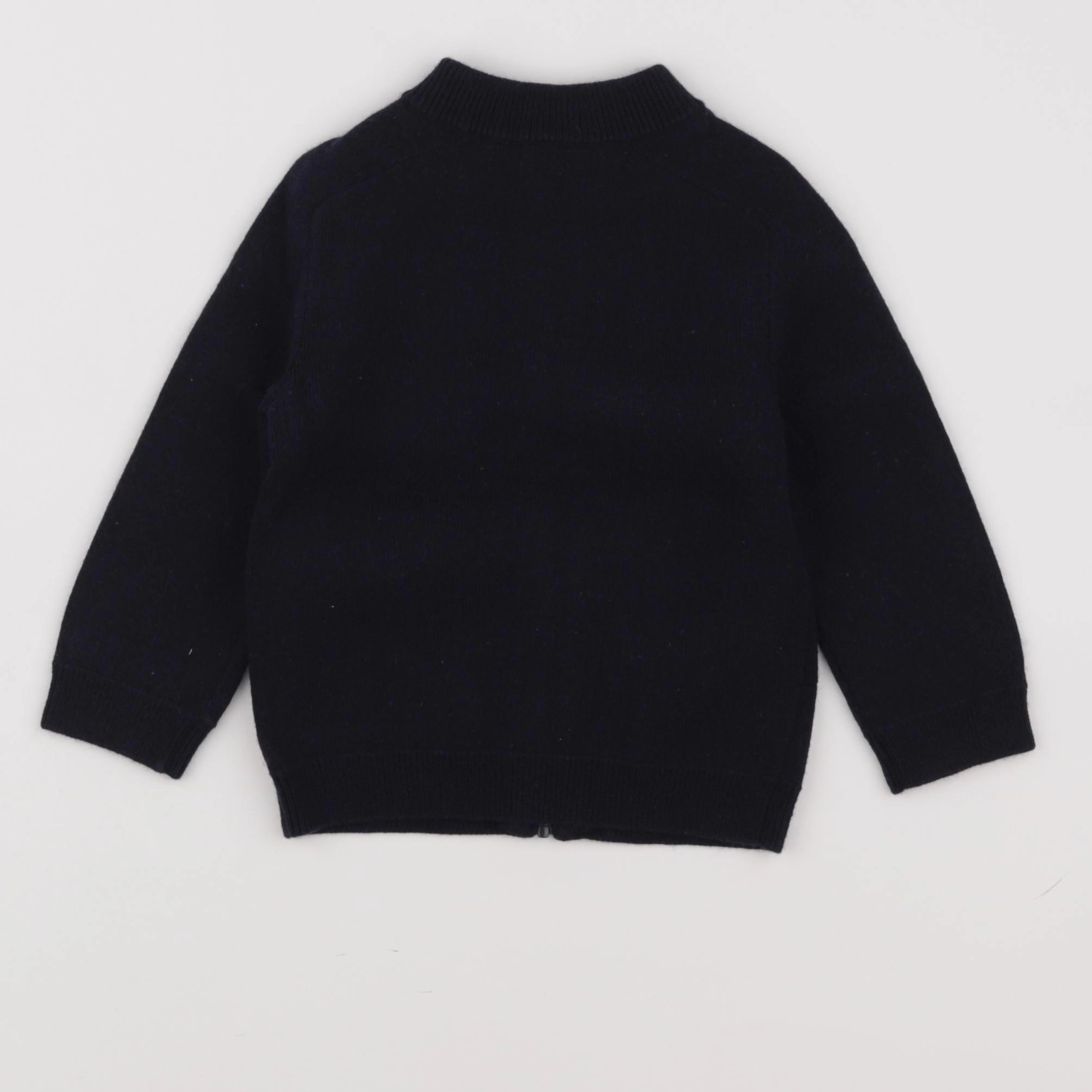 Jacadi - gilet bleu - 2 ans