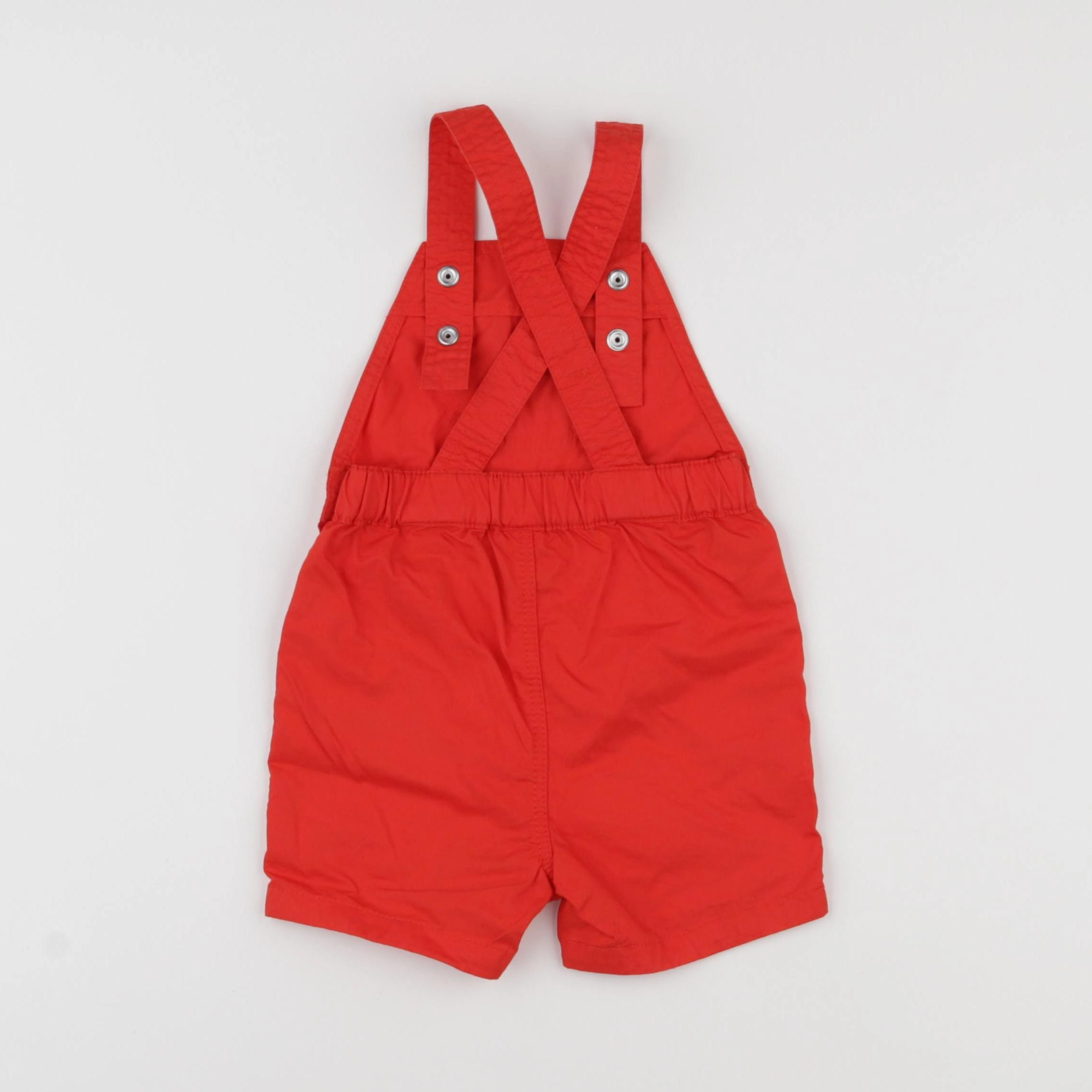 Petit Bateau - salopette rouge - 6 mois