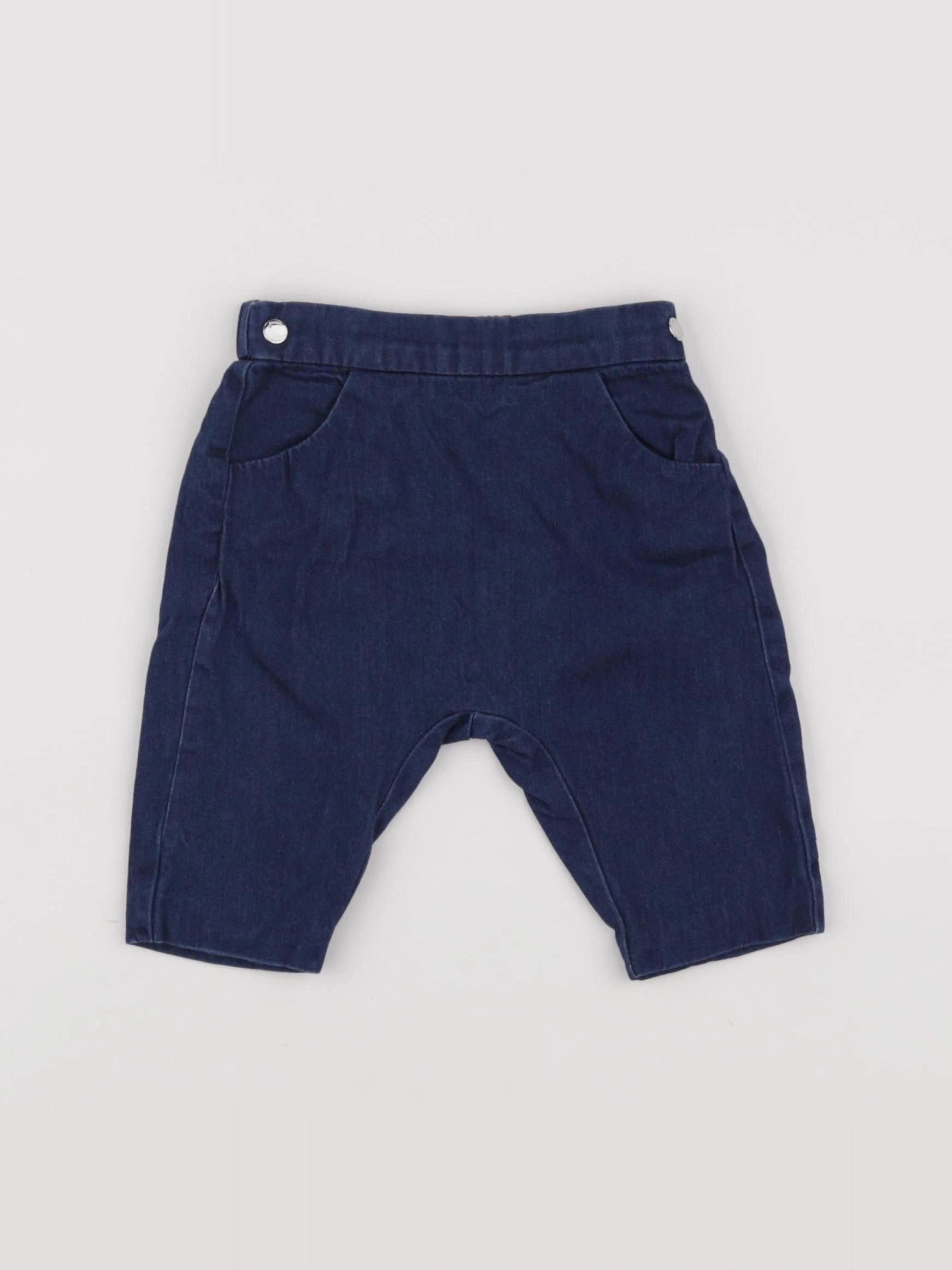 Jacadi - pantalon bleu - 6 mois
