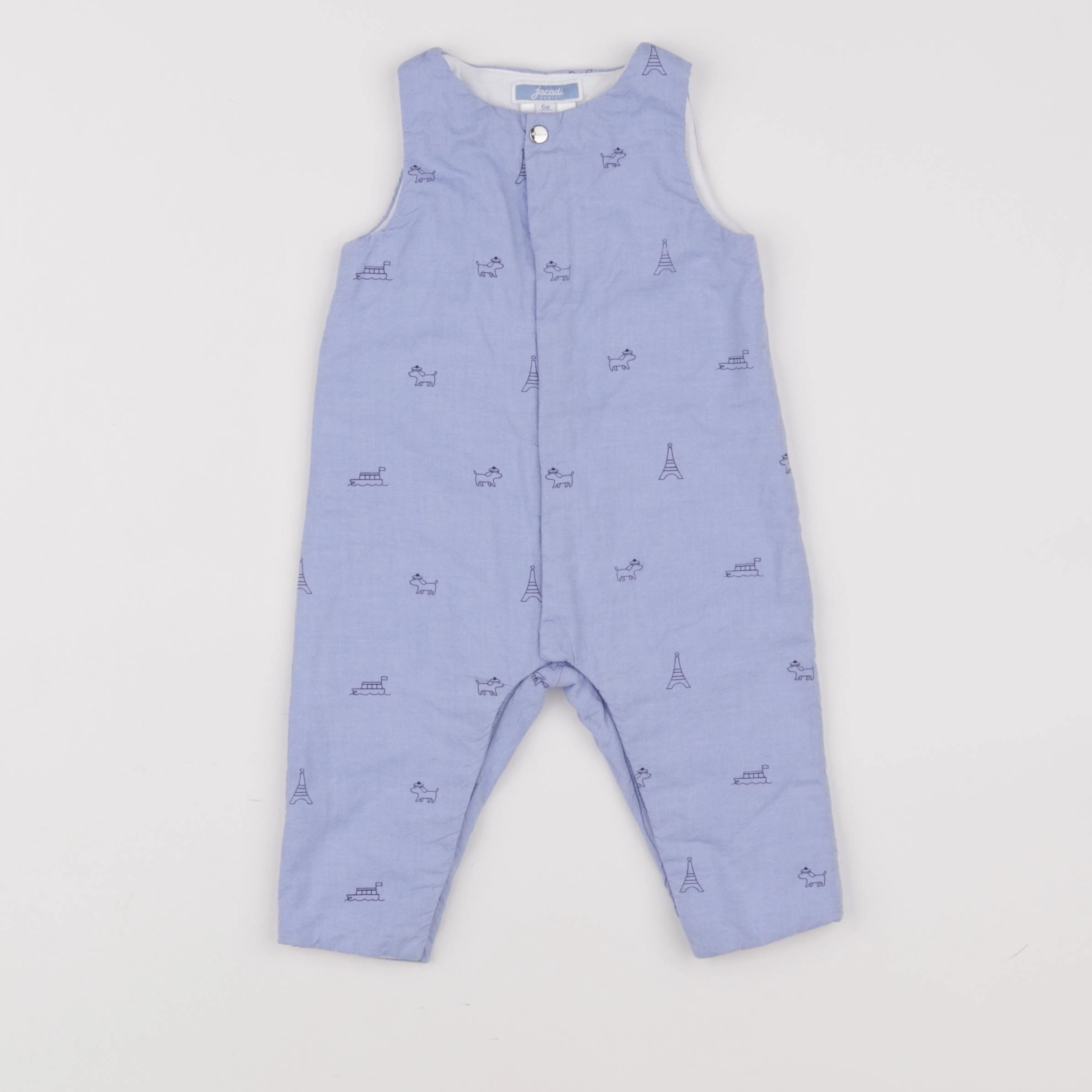 Jacadi - combinaison bleu - 6 mois