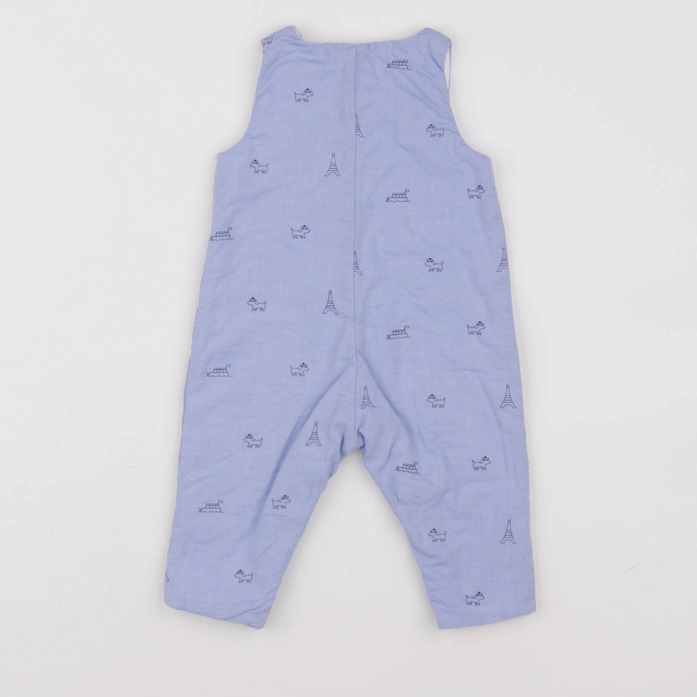 Jacadi - combinaison bleu - 6 mois