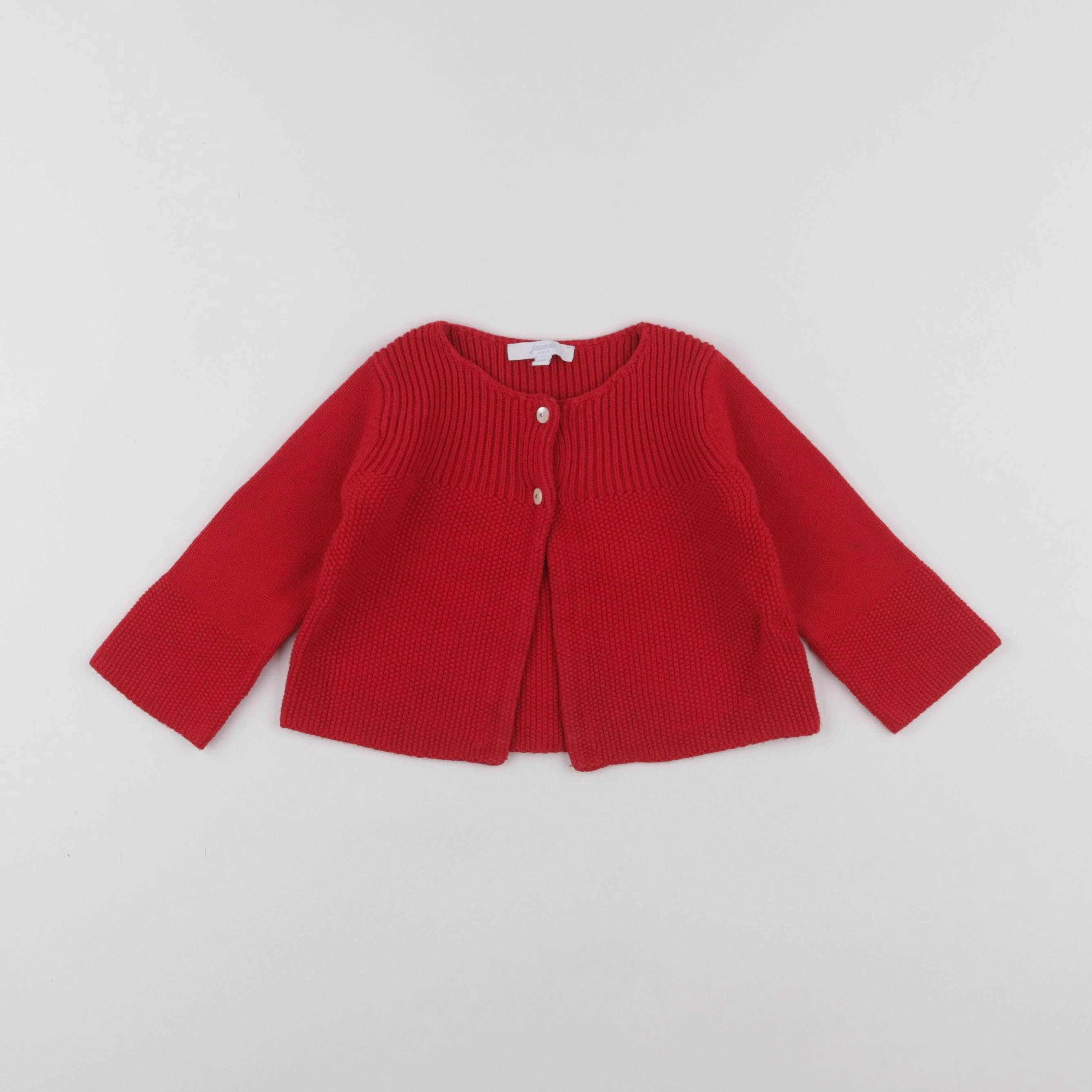 Jacadi - gilet rouge - 12 mois