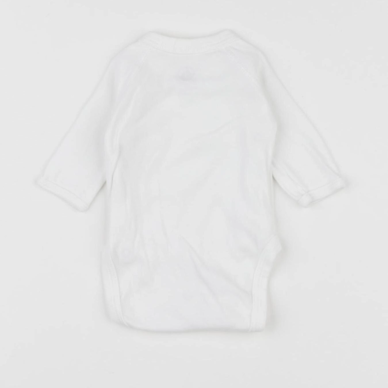 Petit Bateau - body blanc - 0 mois