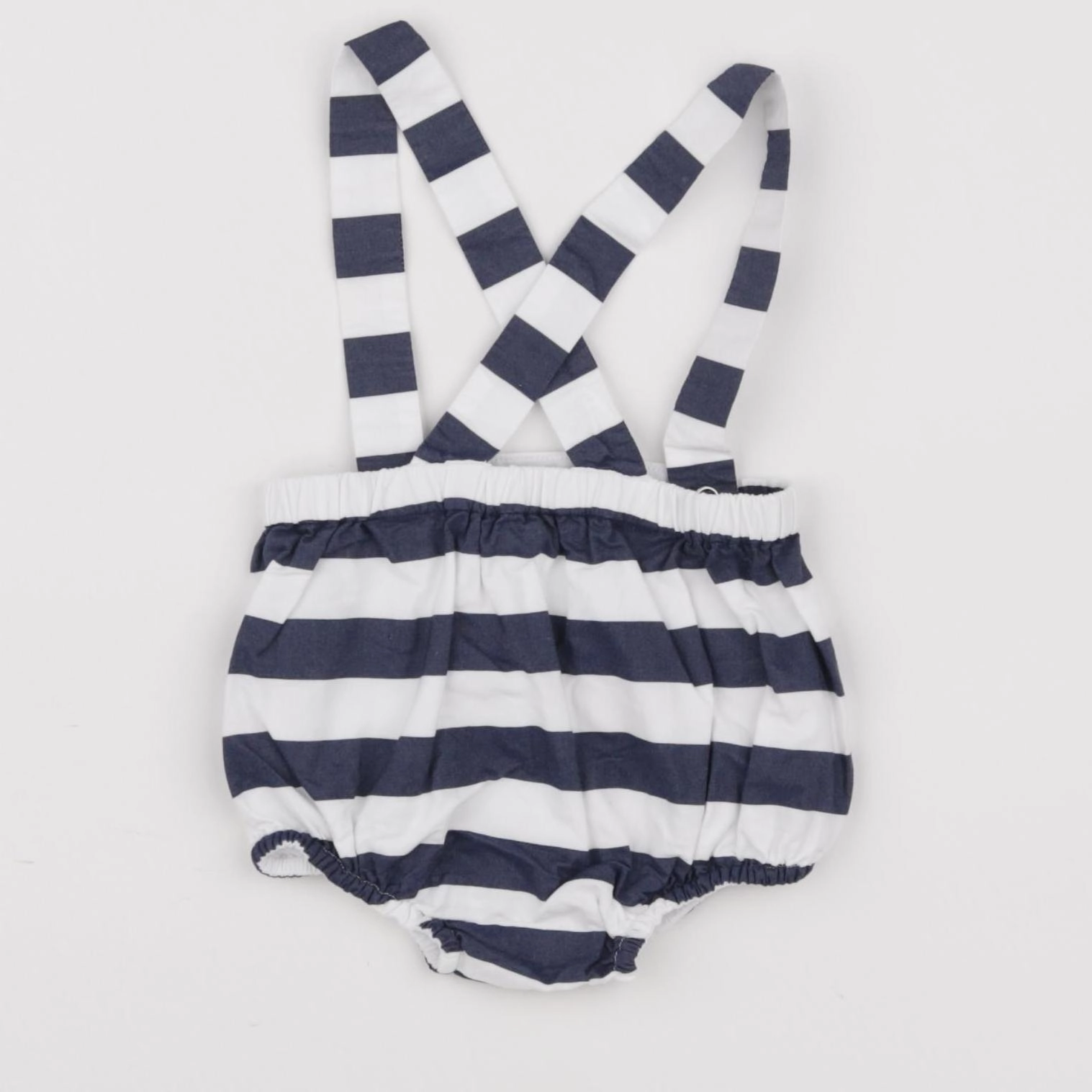 Jacadi - bloomer blanc, bleu - 3 mois