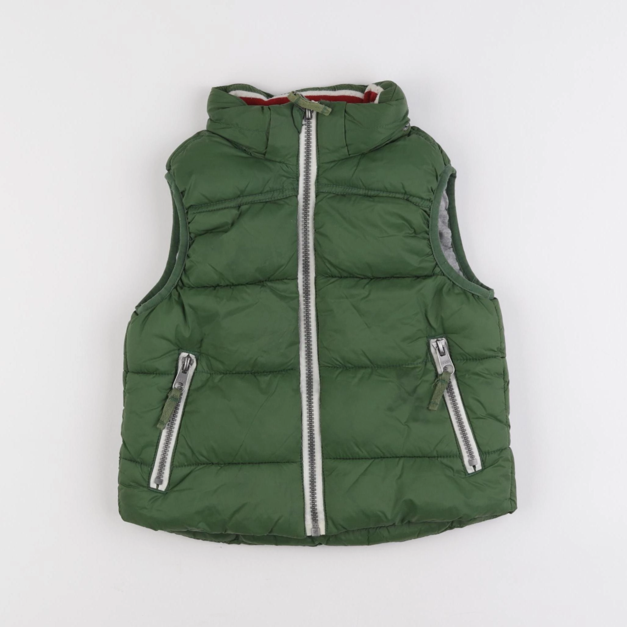 H&M - doudoune vert - 3/4 ans