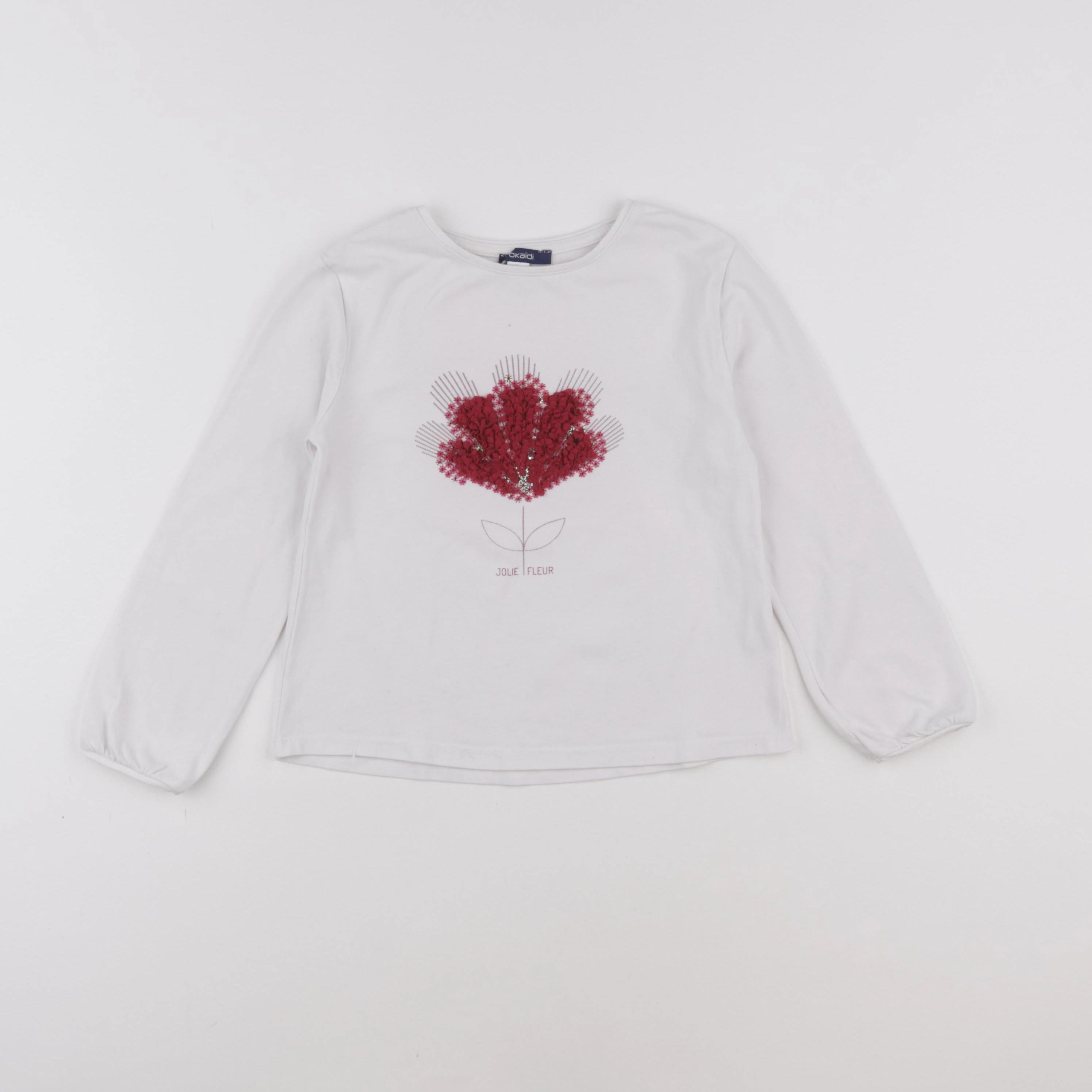 Okaidi - tee-shirt blanc - 6 ans