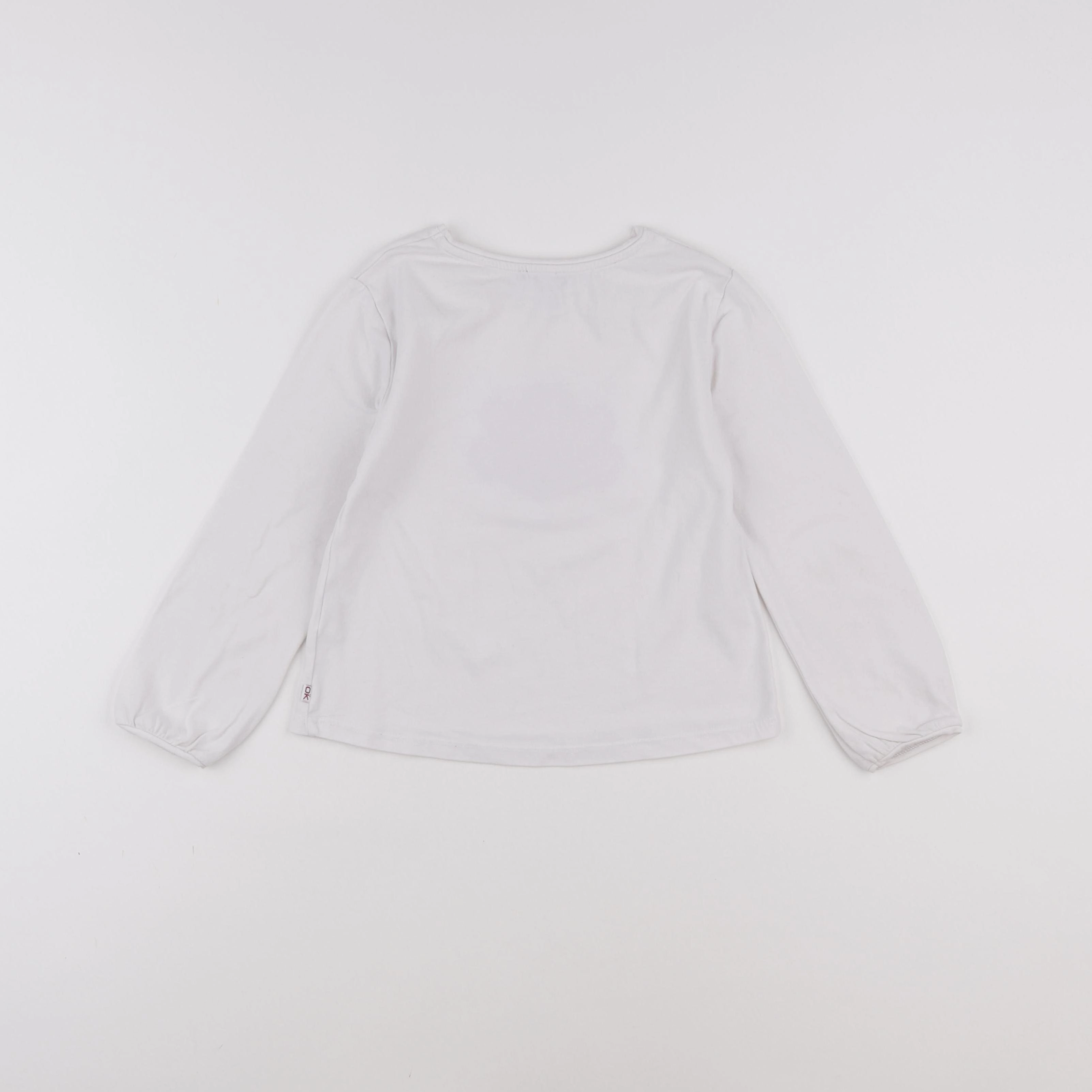 Okaidi - tee-shirt blanc - 6 ans