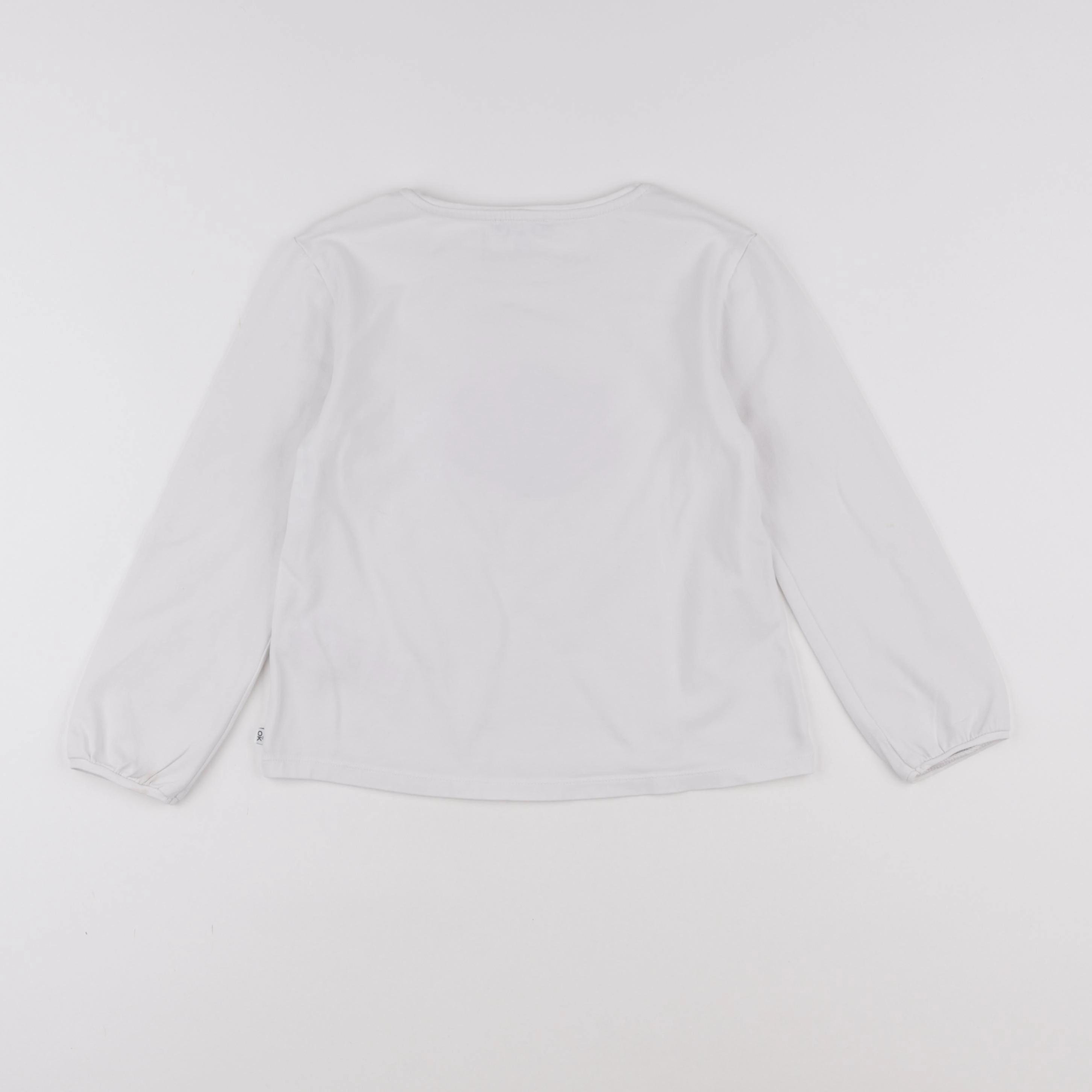 Okaidi - tee-shirt blanc - 8 ans