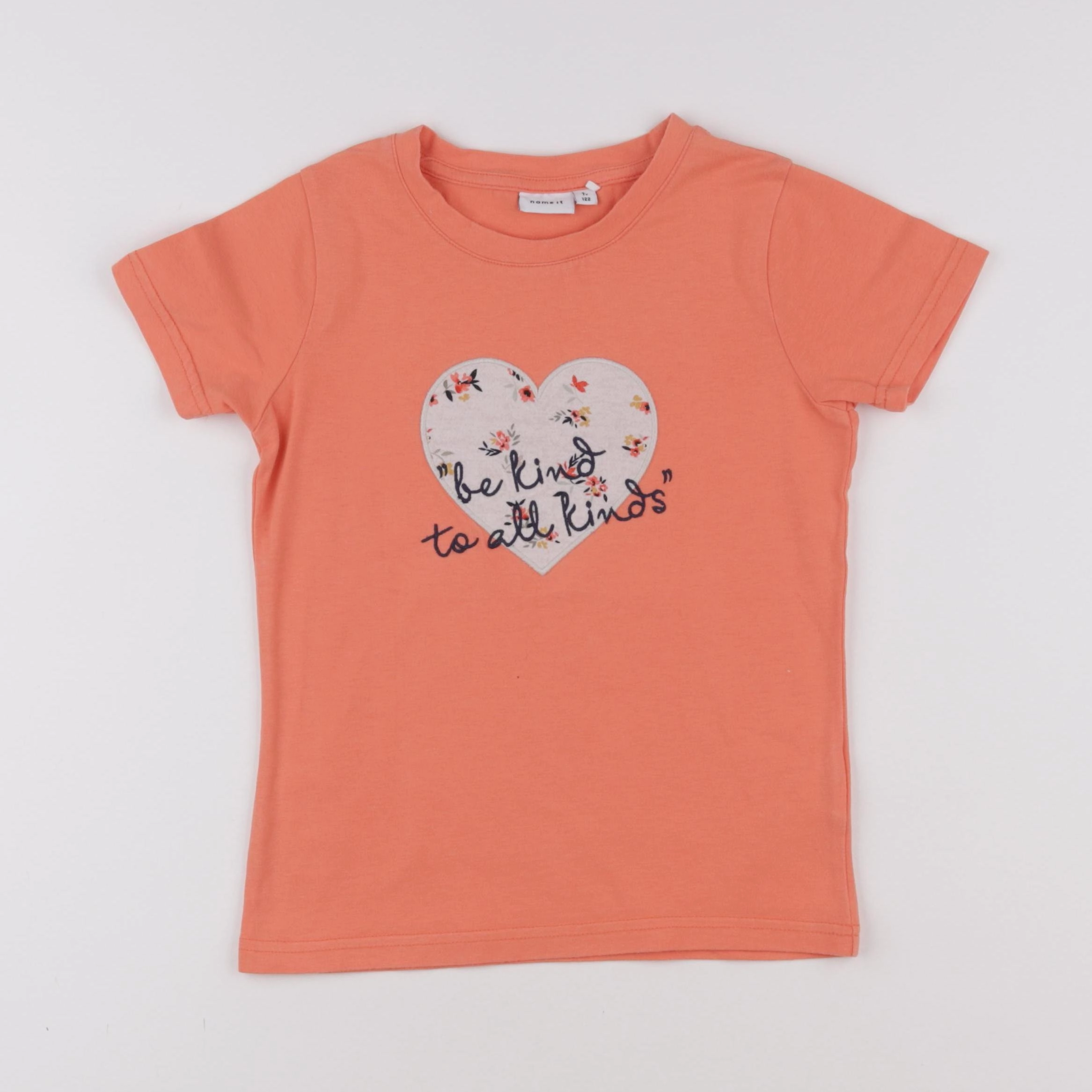 Name it - tee-shirt orange - 7 ans