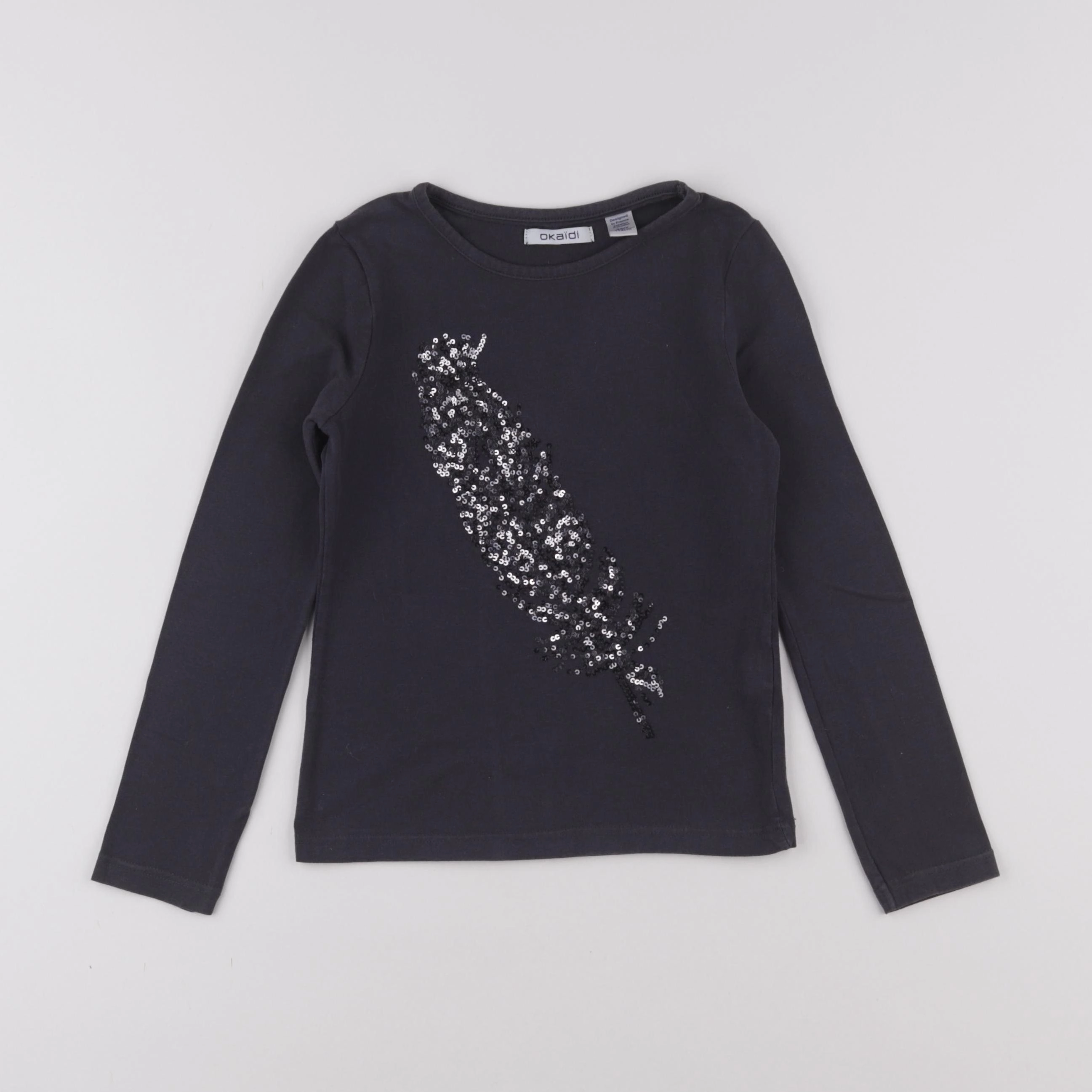 Okaidi - tee-shirt gris - 6 ans