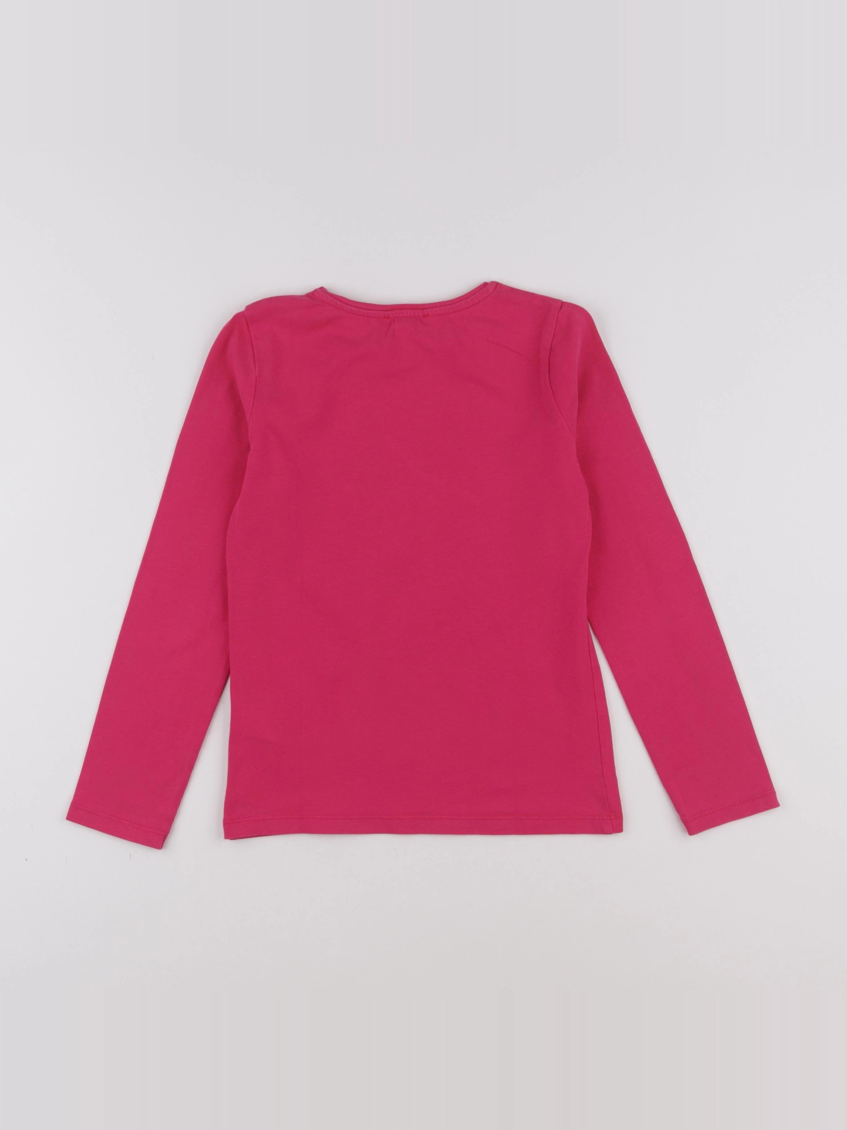 Okaidi - tee-shirt rose - 8 ans