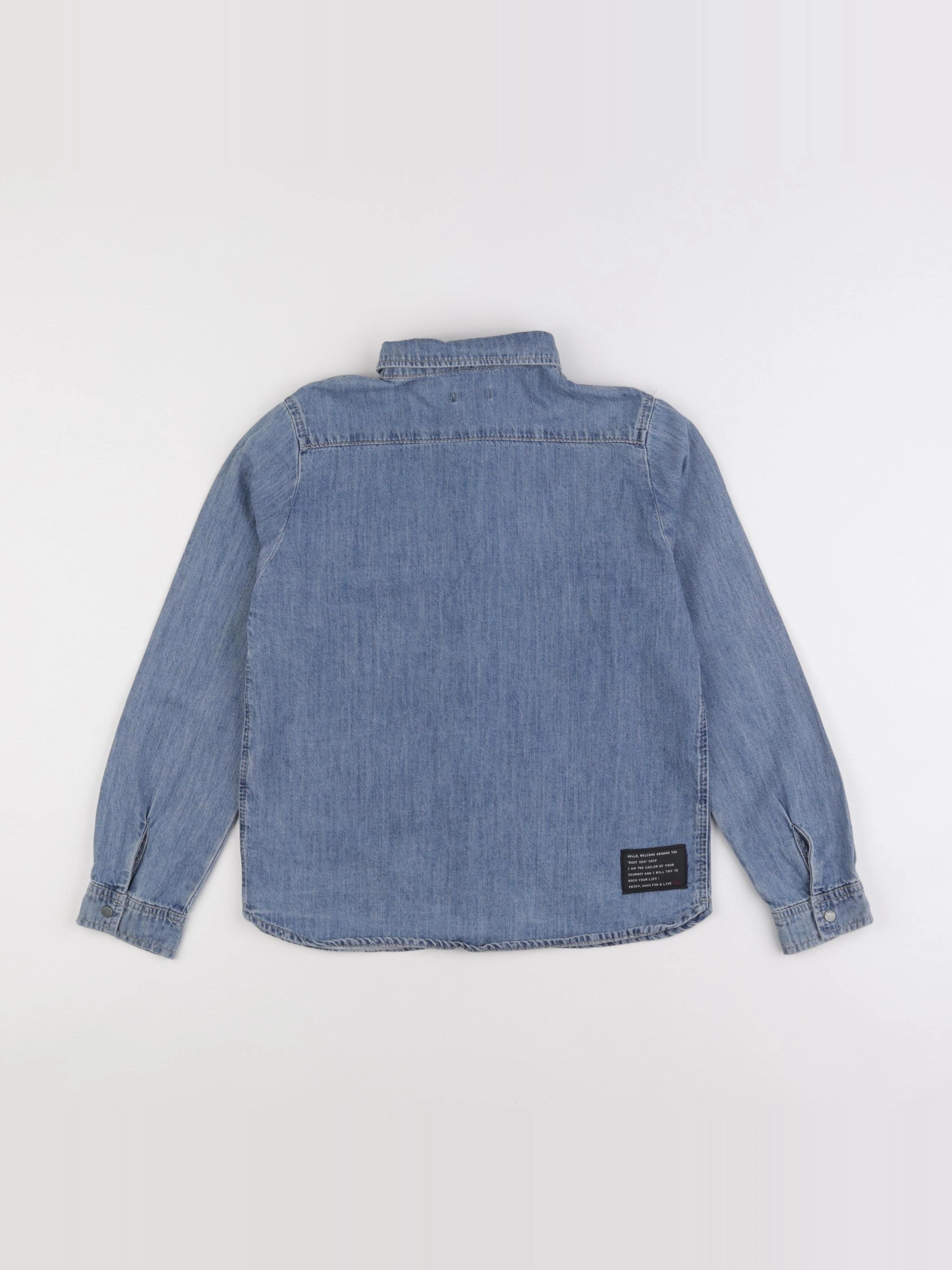 IKKS - chemise bleu - 8 ans