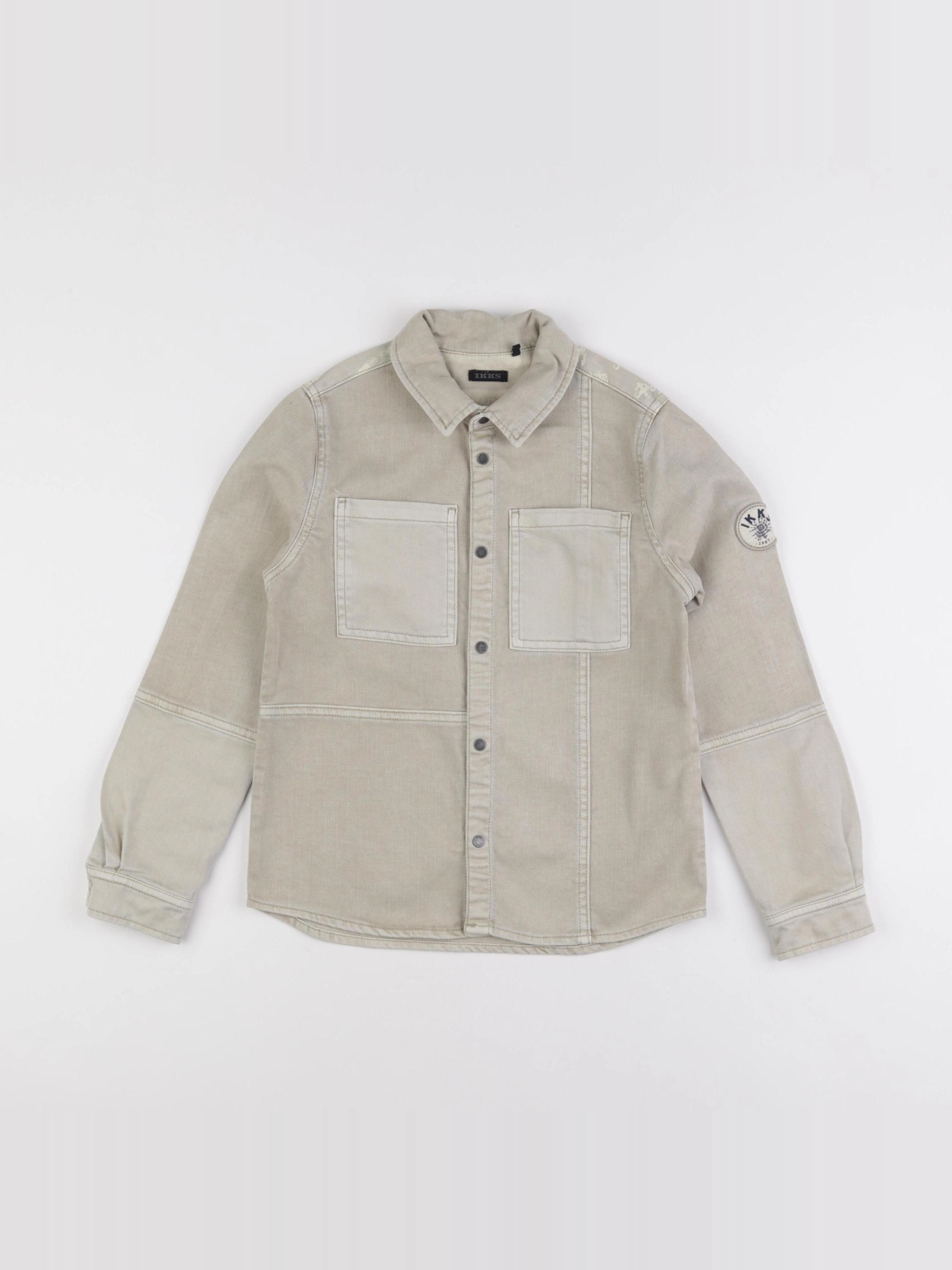 IKKS - chemise beige - 8 ans