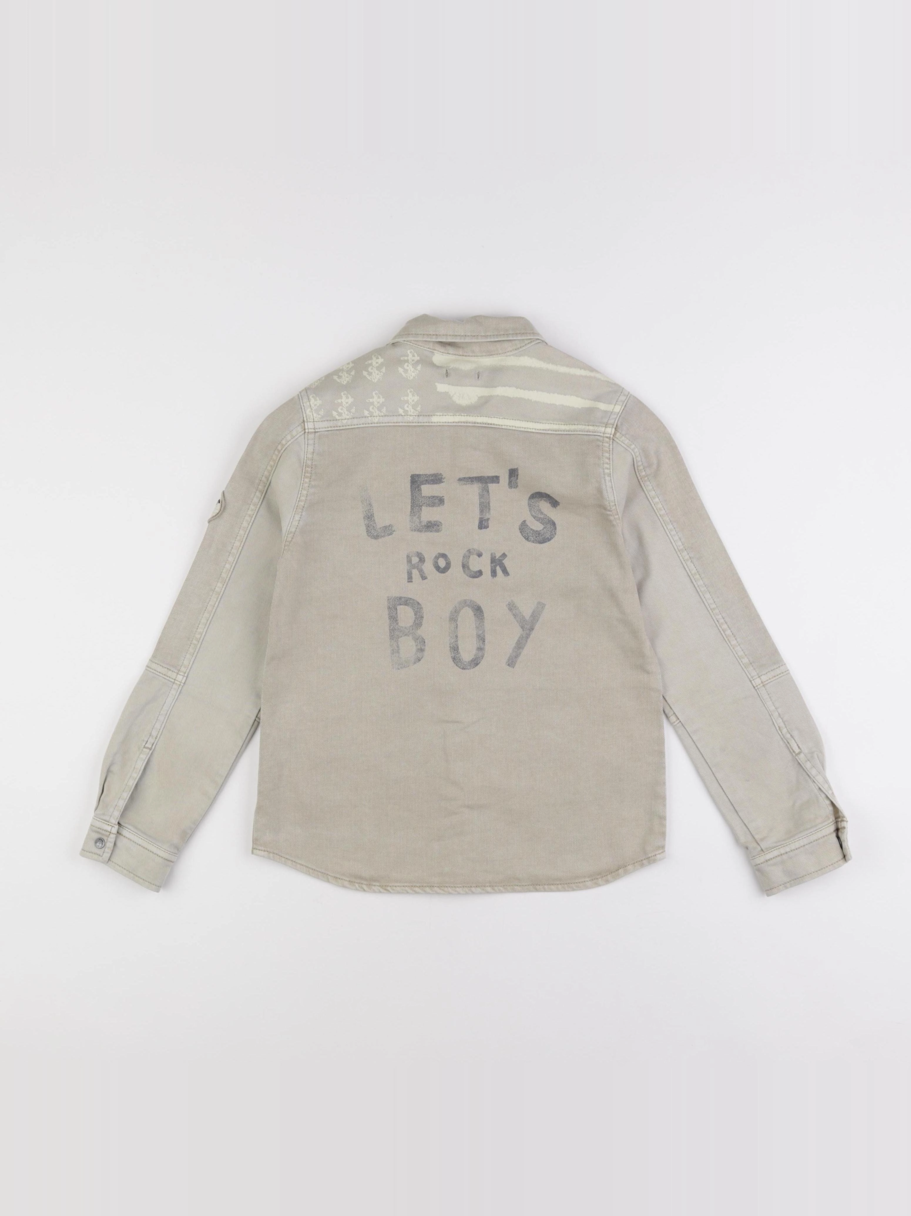 IKKS - chemise beige - 8 ans