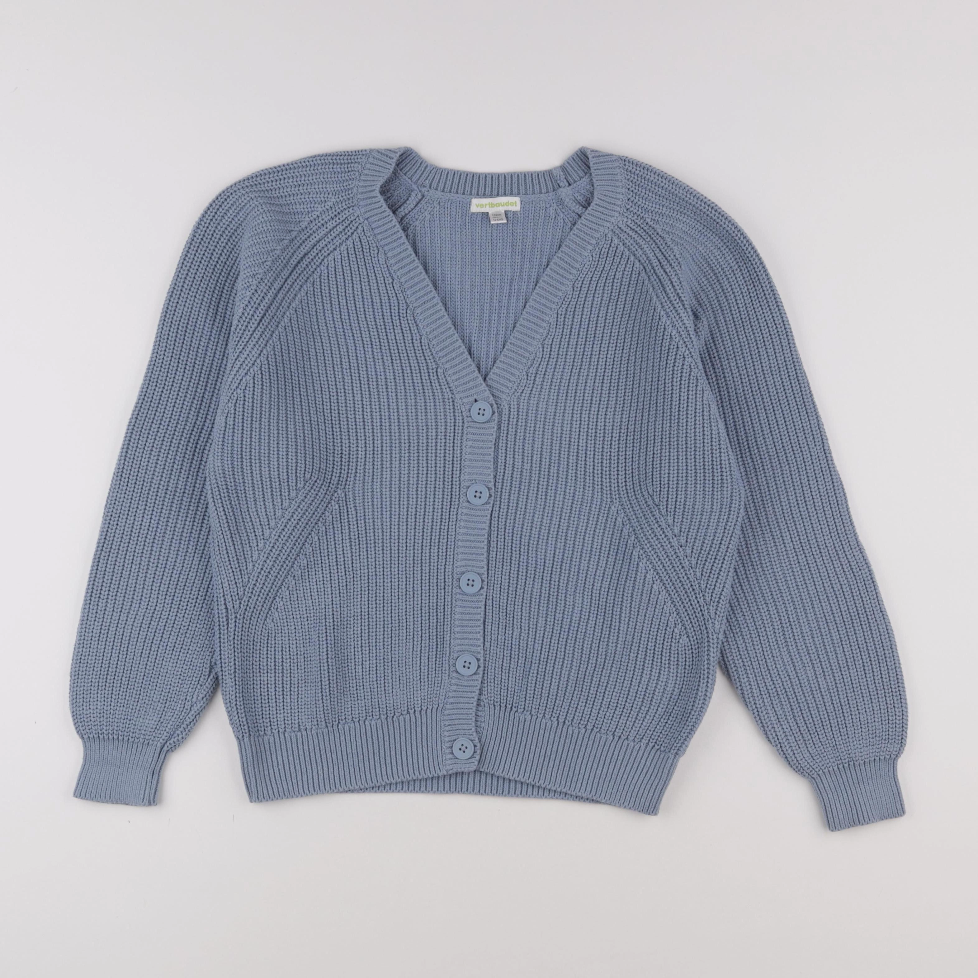 Vertbaudet - gilet bleu - 12 ans