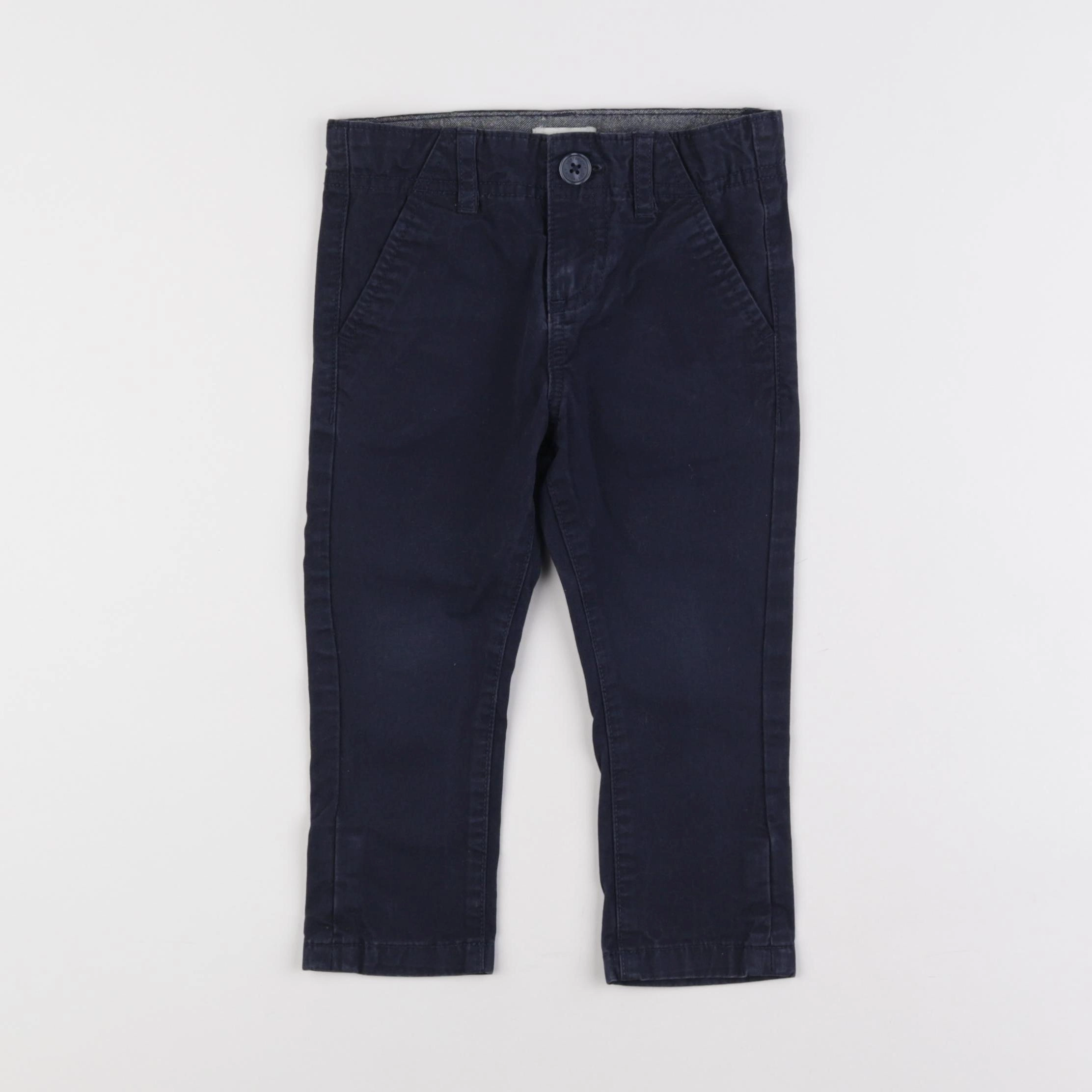 Vertbaudet - pantalon bleu - 2 ans