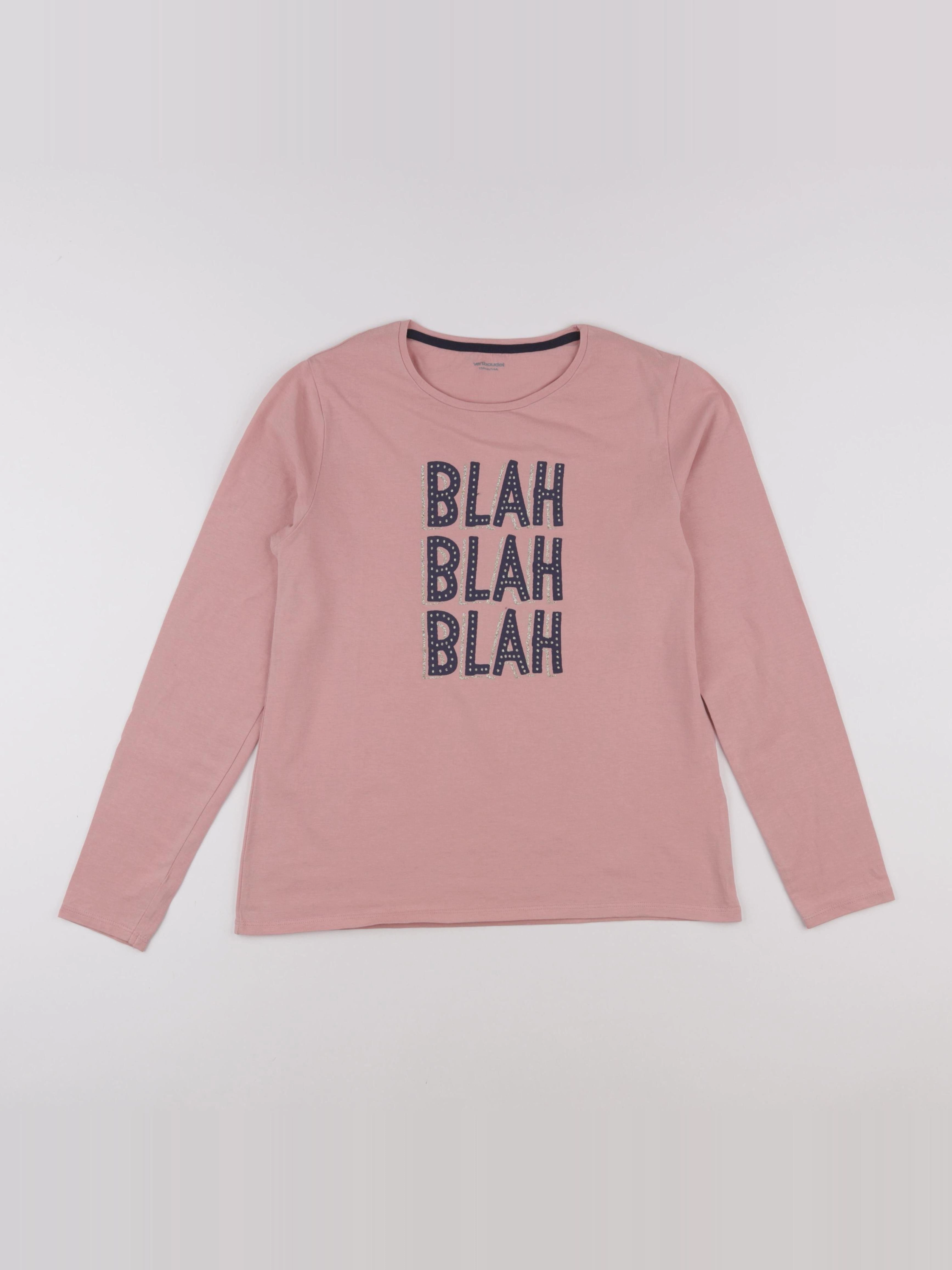 Vertbaudet - tee-shirt rose - 14 ans
