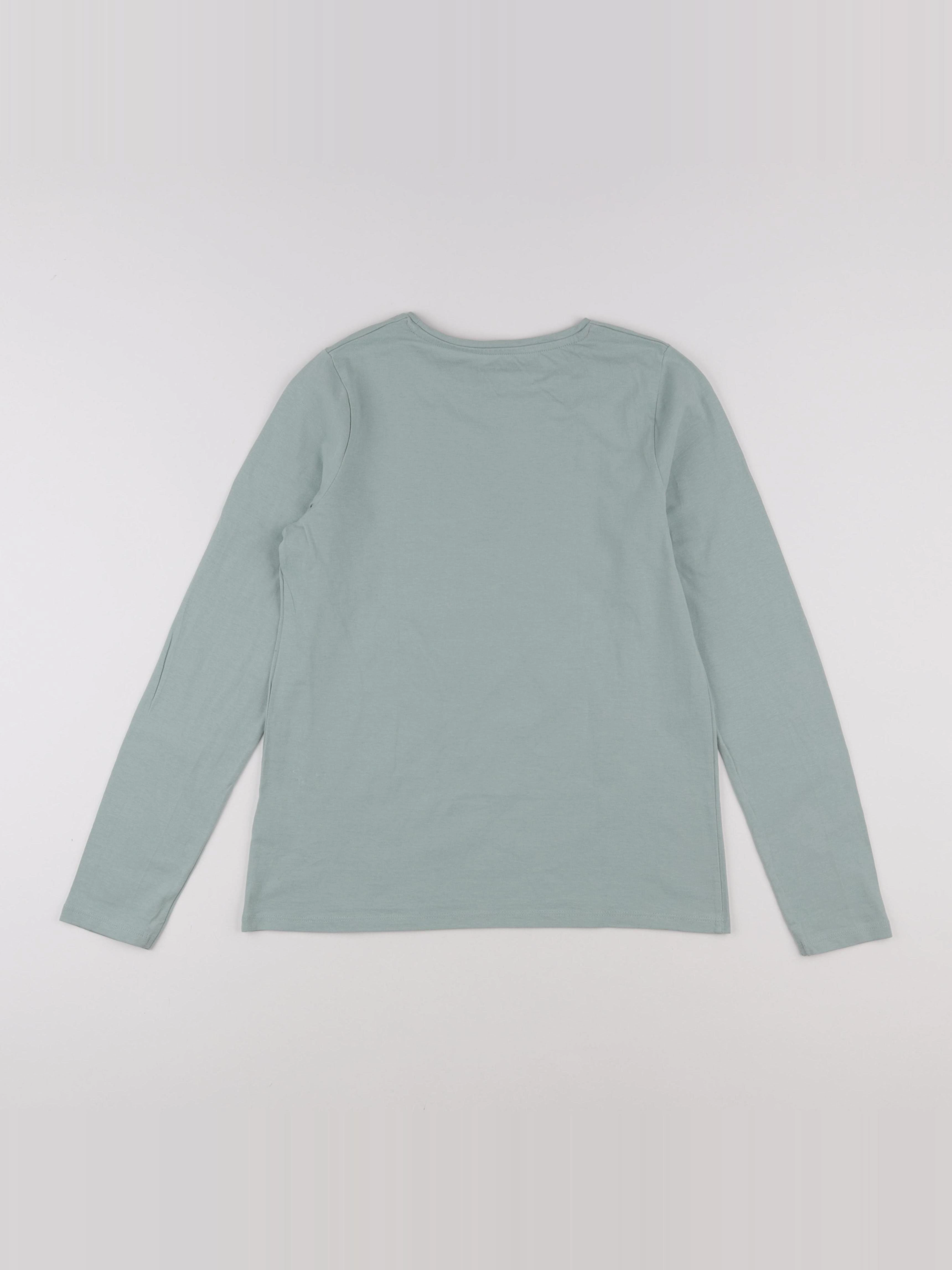 Vertbaudet - tee-shirt vert - 14 ans