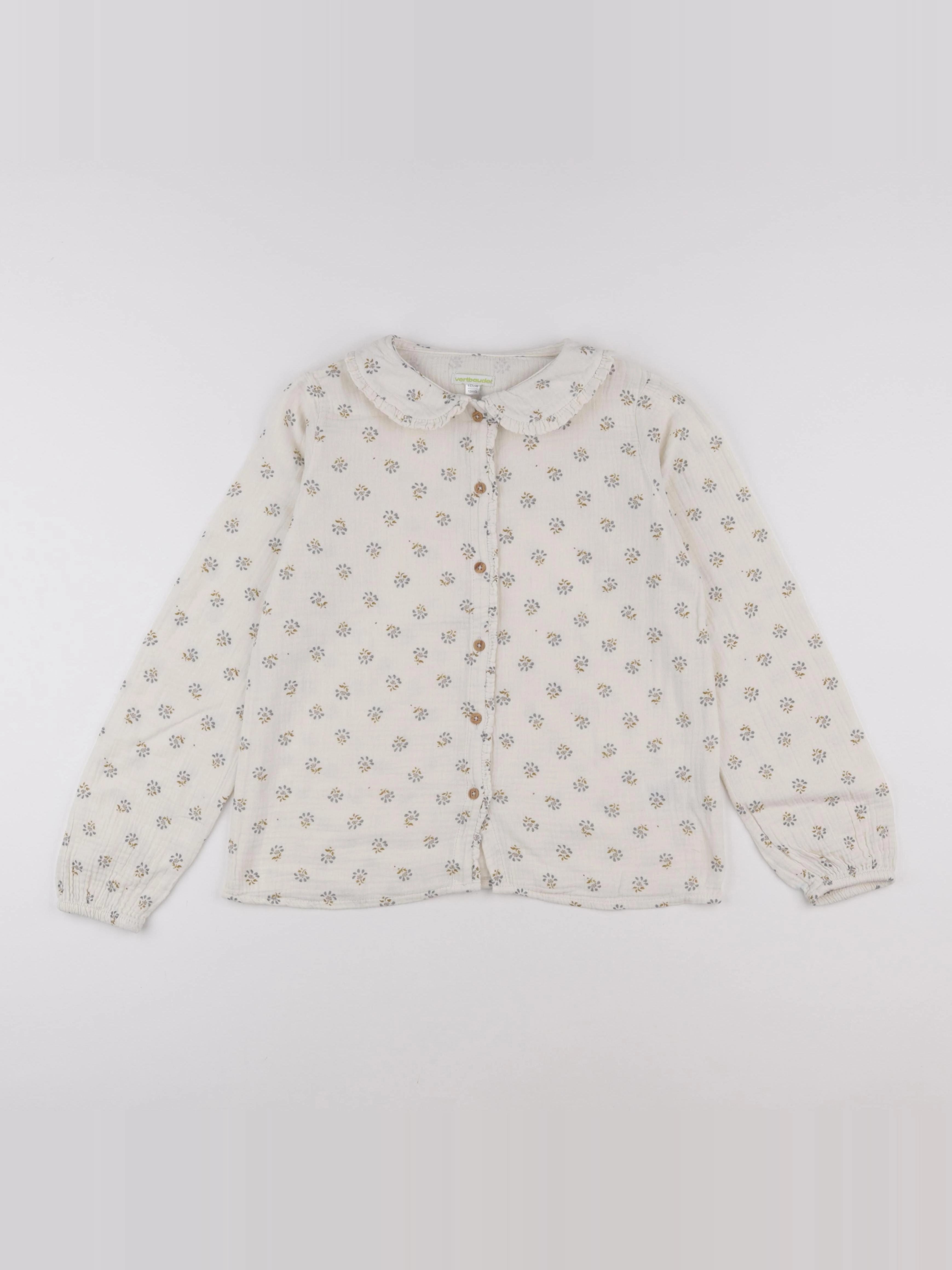 Vertbaudet - blouse beige - 12 ans