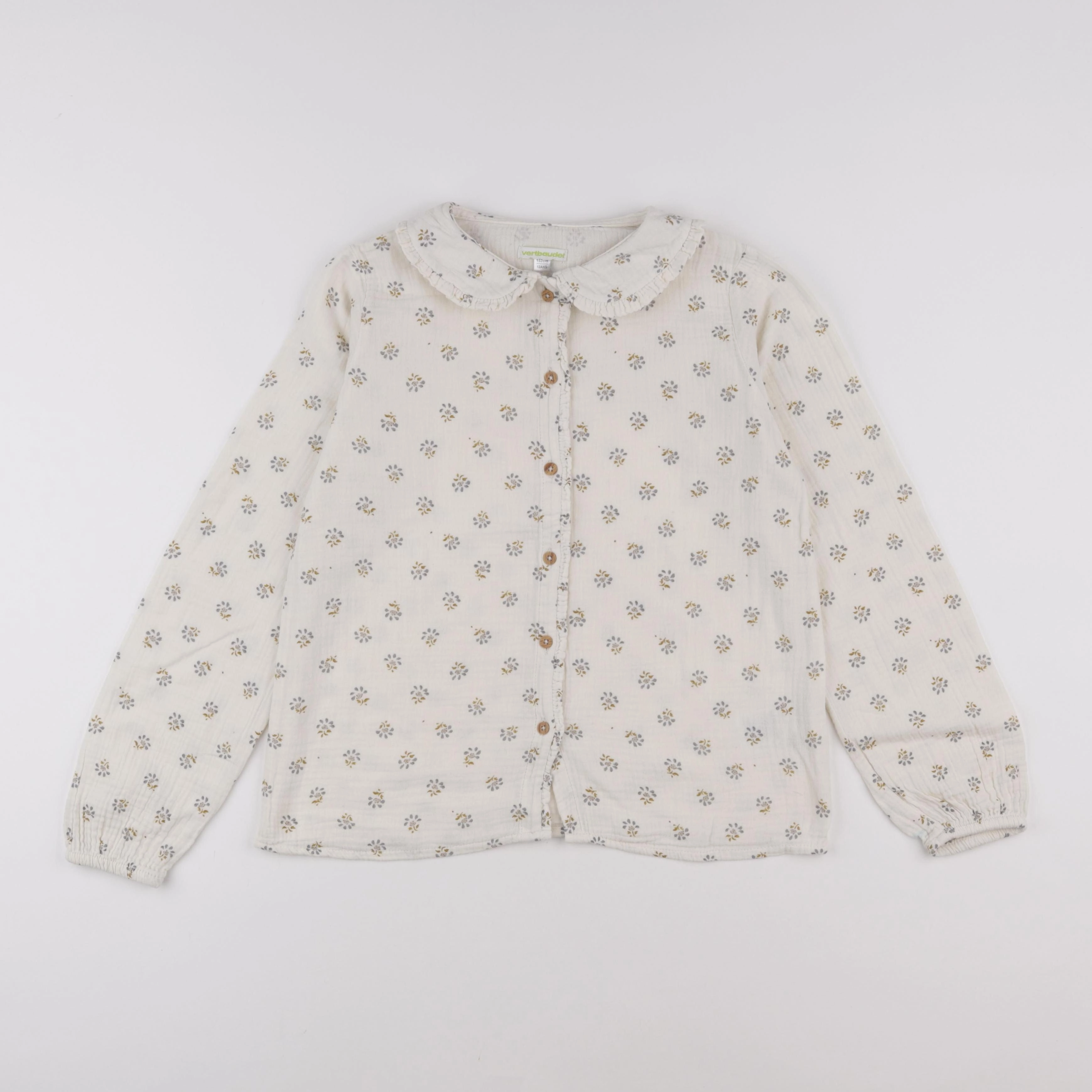Vertbaudet - blouse beige - 12 ans