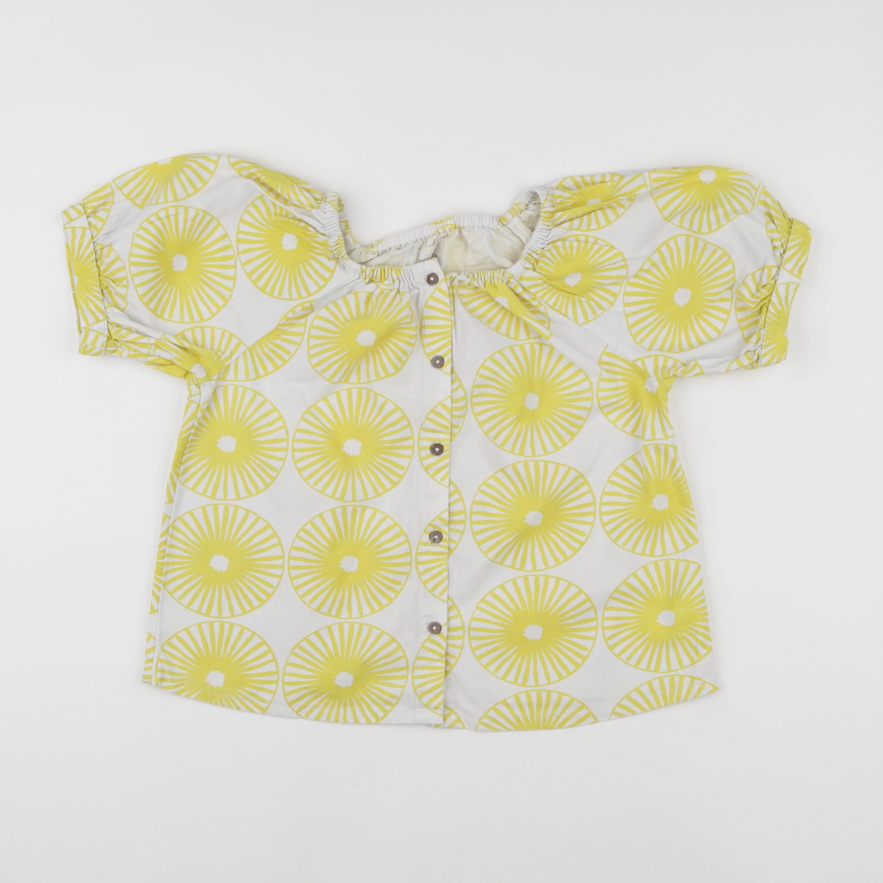 Monoprix - blouse jaune - 8/10 ans