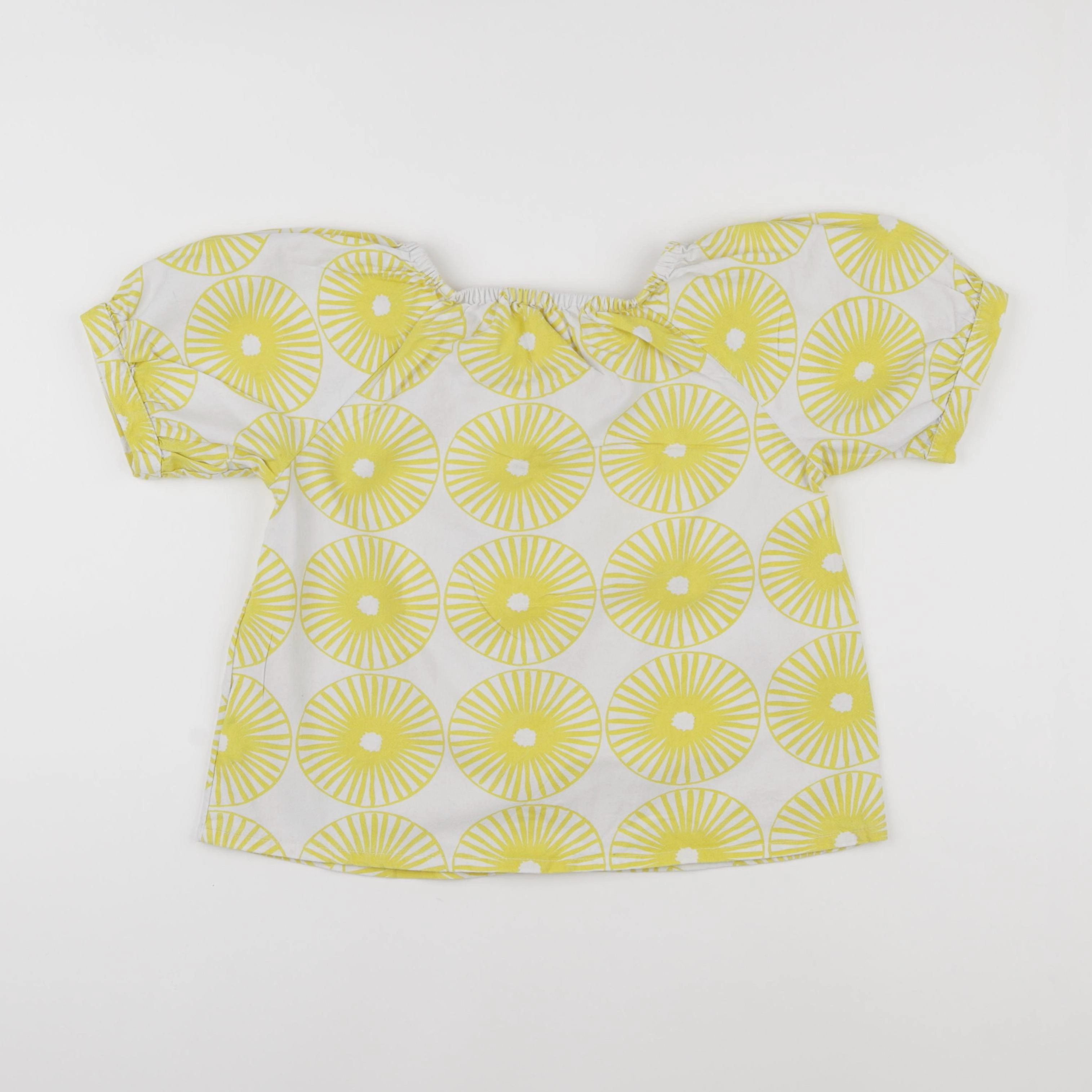 Monoprix - blouse jaune - 8/10 ans