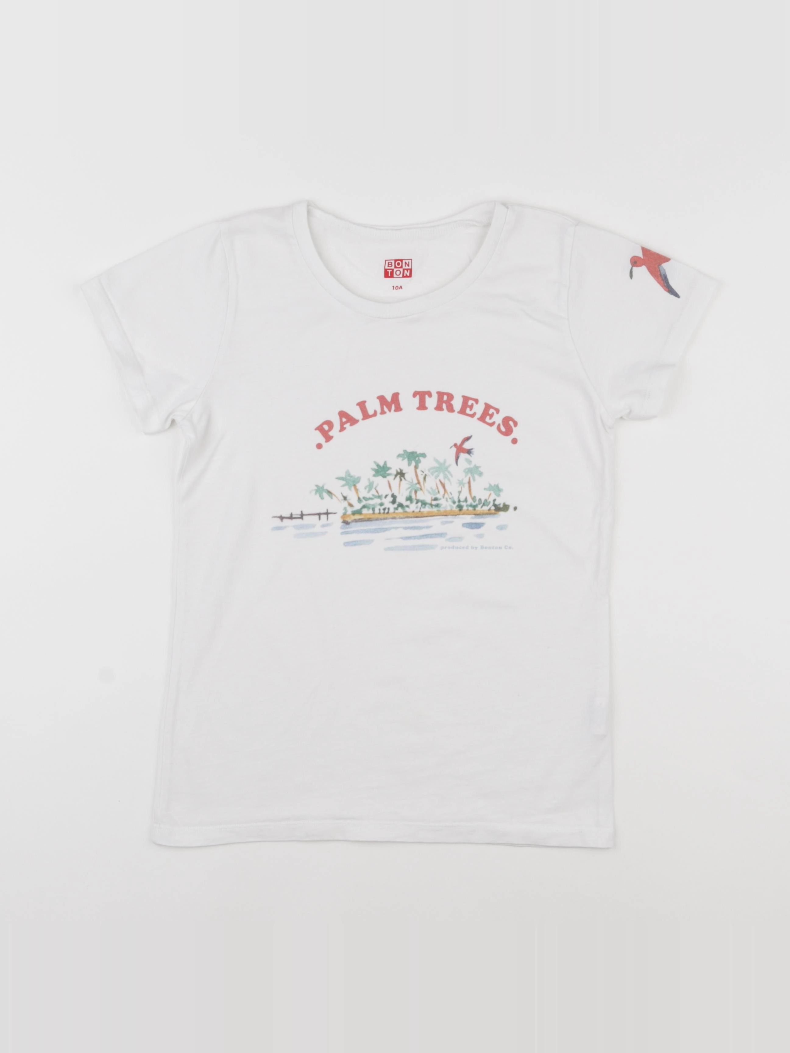 Bonton - tee-shirt blanc - 10 ans